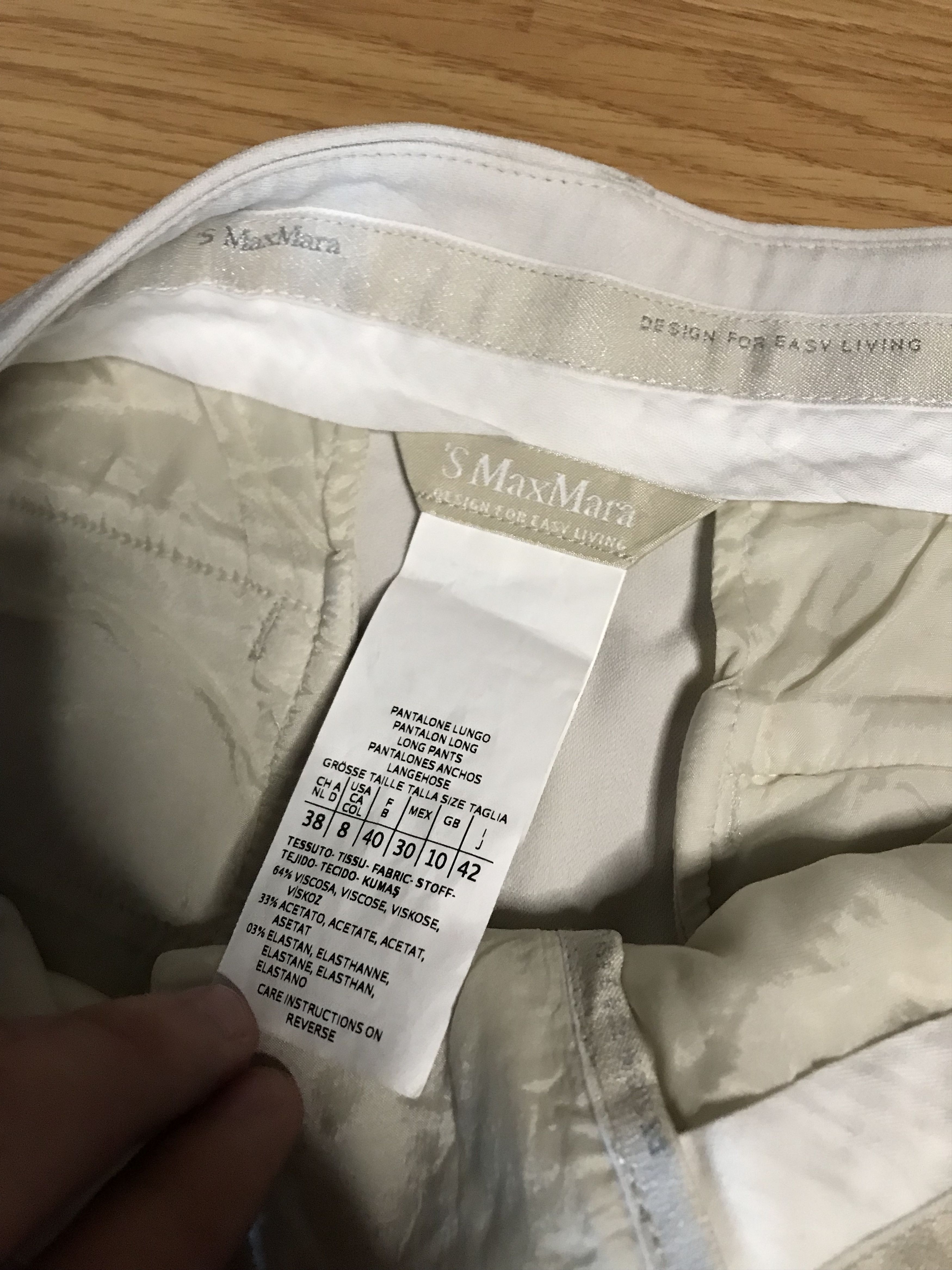 Max Mara **Viscose Max Mara Pants** Size 30" / US 8 / IT 44 - 4 Thumbnail