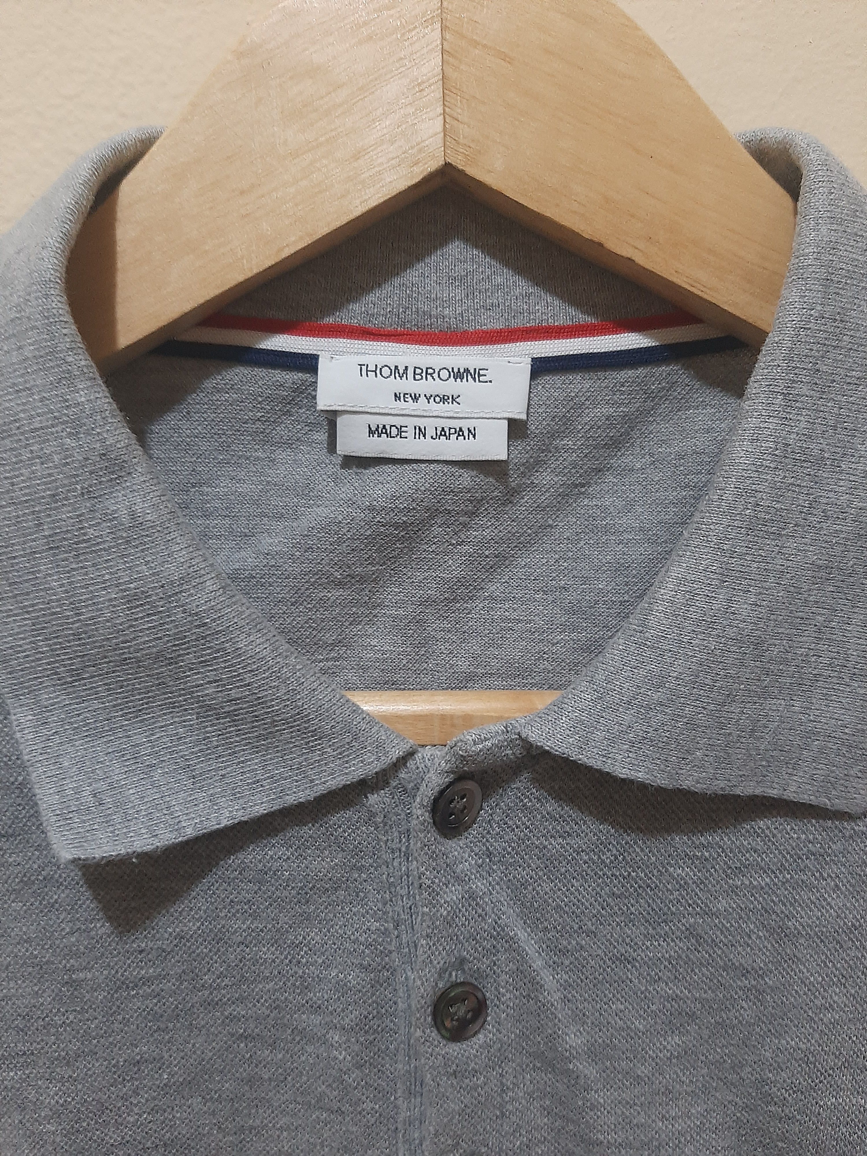 Thom Browne Thom Browne Pique Pocket polo shirt MJP022A-01455055 Size US M / EU 48-50 / 2 - 3 Thumbnail