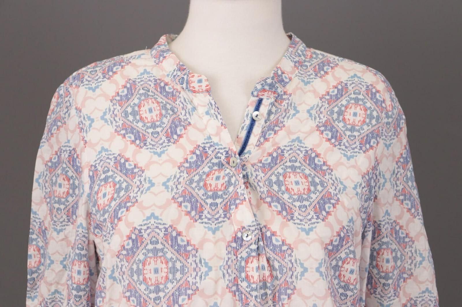 Designer Emily Van Den Bergh Multicolor Printed Blouse Shirt Size 40 Size M / US 6-8 / IT 42-44 - 2 Thumbnail
