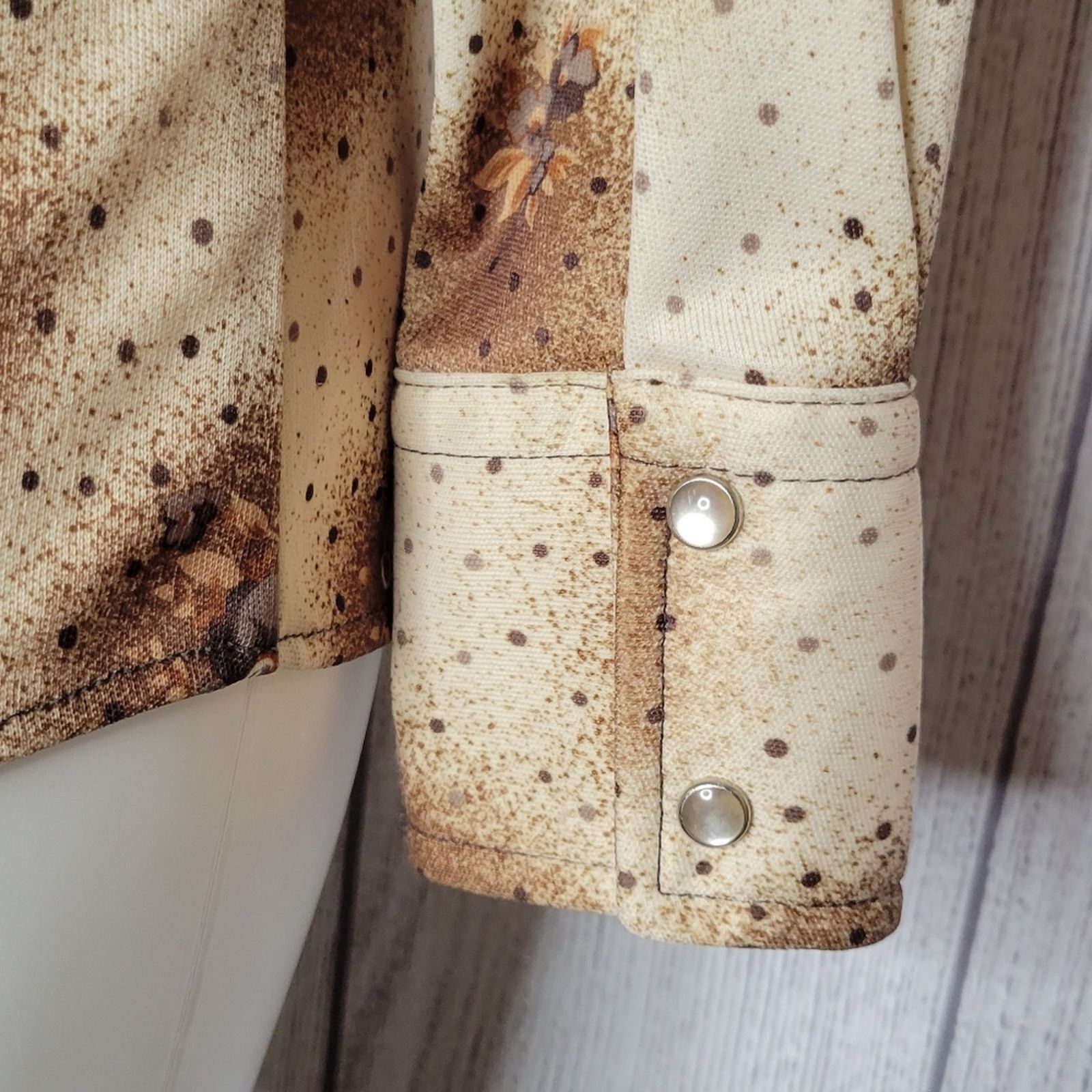 Vintage Vintage 70s Rocky Mountain Clothing Pearl Snap Dagger Collar Size S / US 4 / IT 40 - 5 Thumbnail