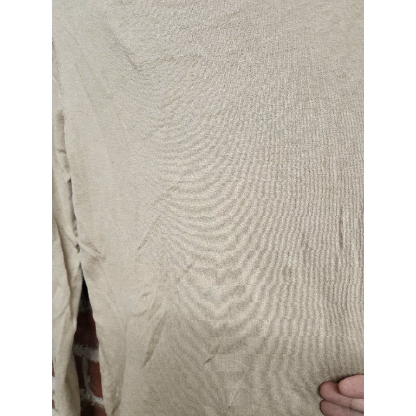 Vintage Weekend Max Mara Womens Beige Long Sleeve Small Top Size S / US 4 / IT 40 - 5 Thumbnail