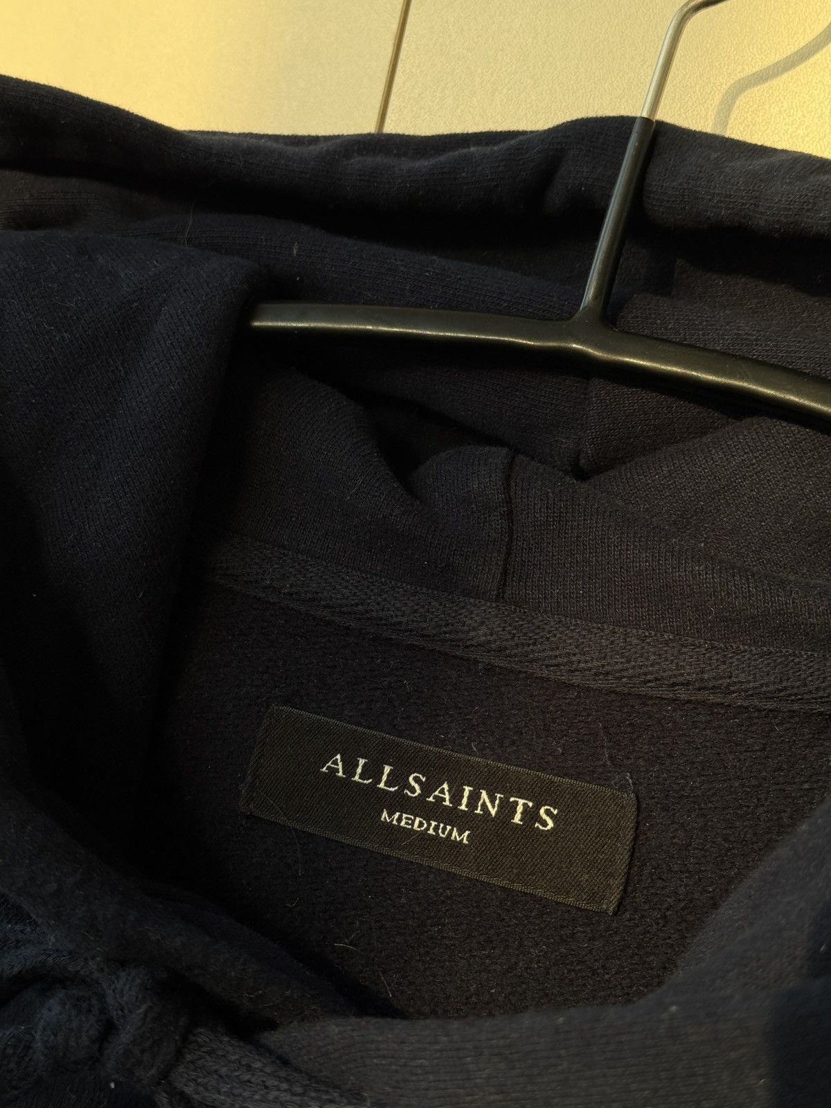 Allsaints Allsaints Hoodie Navy Size US M / EU 48-50 / 2 - 6 Thumbnail