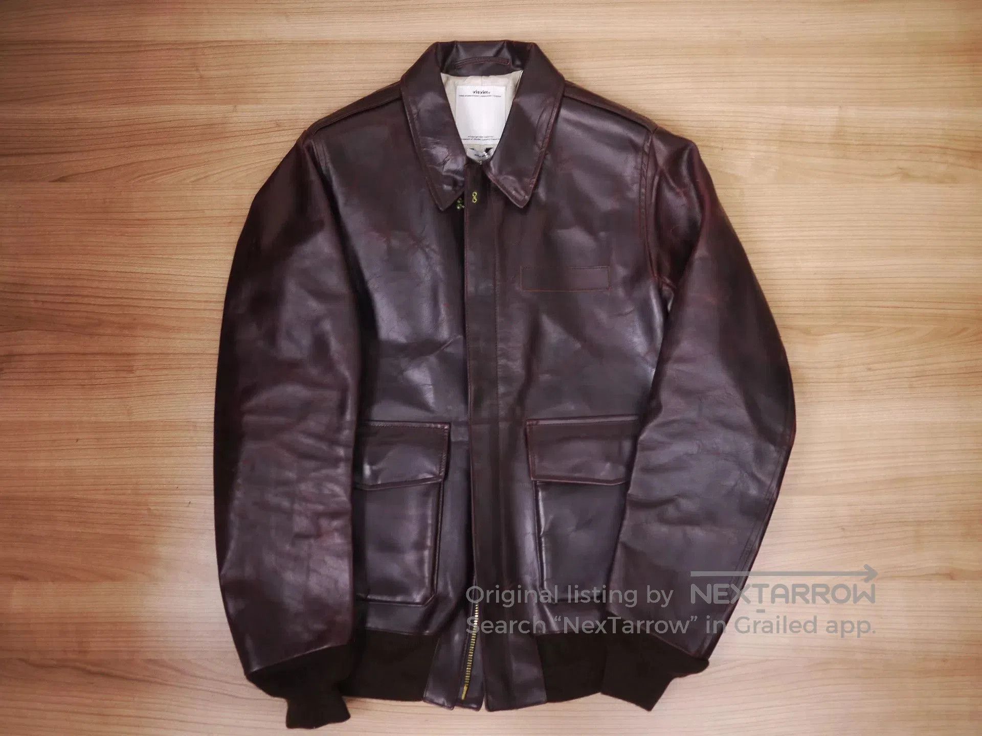 Visvim visvim elmendorf a2 jacket in burgundy. Size US S / EU 44-46 / 1 - 1 Thumbnail