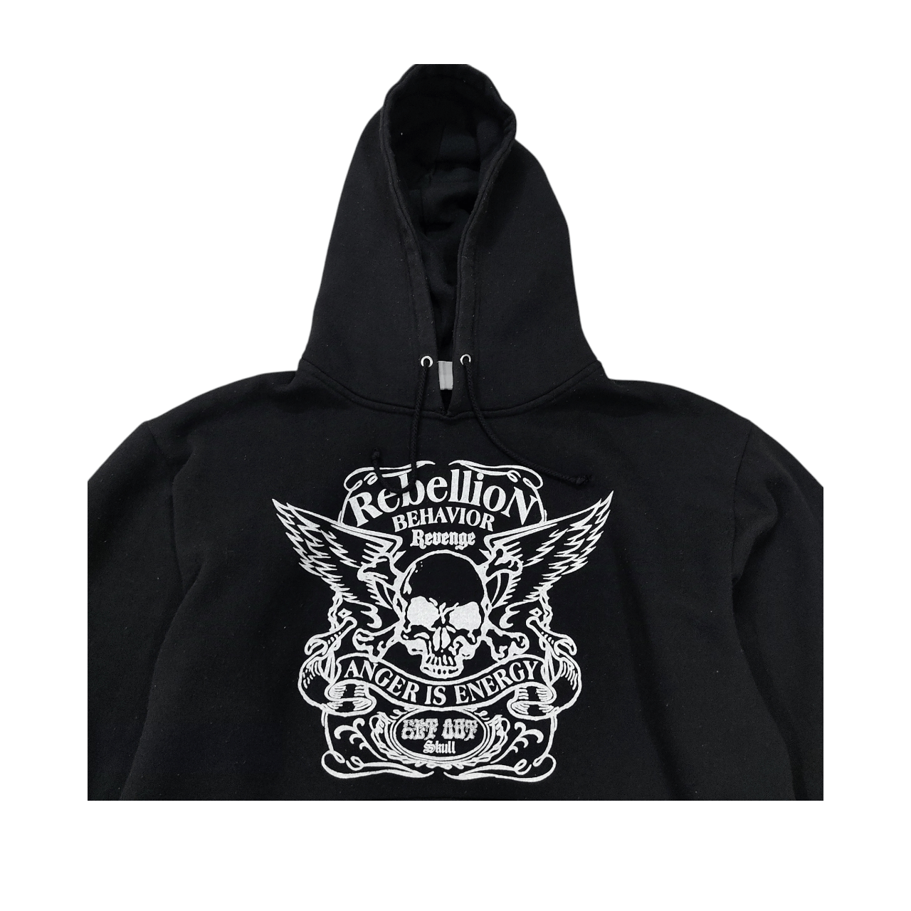 If Six Was Nine × Japanese Brand OXFAM Rebellion Anger Skulls Punk Hoodie Sweatshirt Size US L / EU 52-54 / 3 - 7 Thumbnail