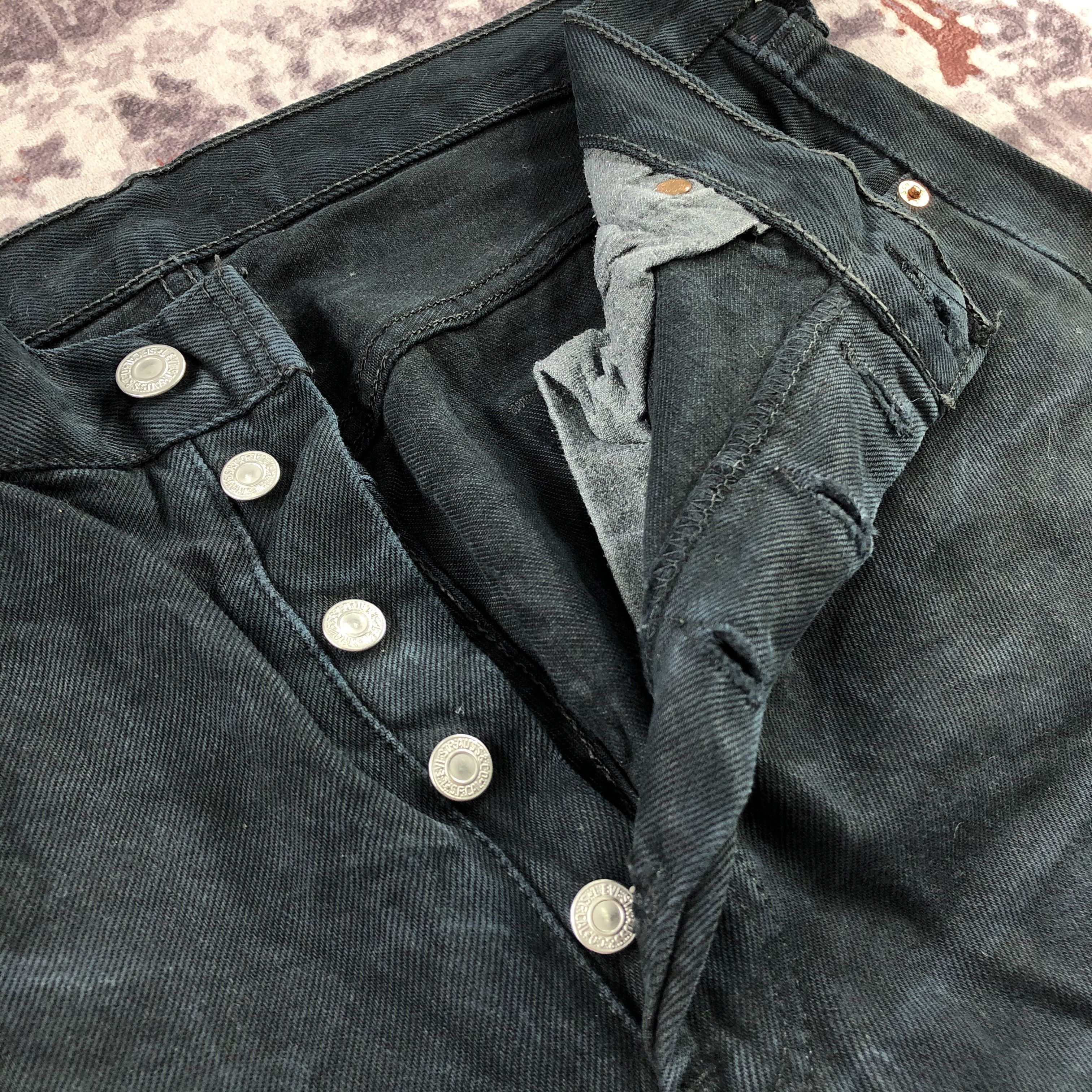Levi's Faded Black Levis 501 Jeans-JM2924 Size US 33 - 10 Thumbnail