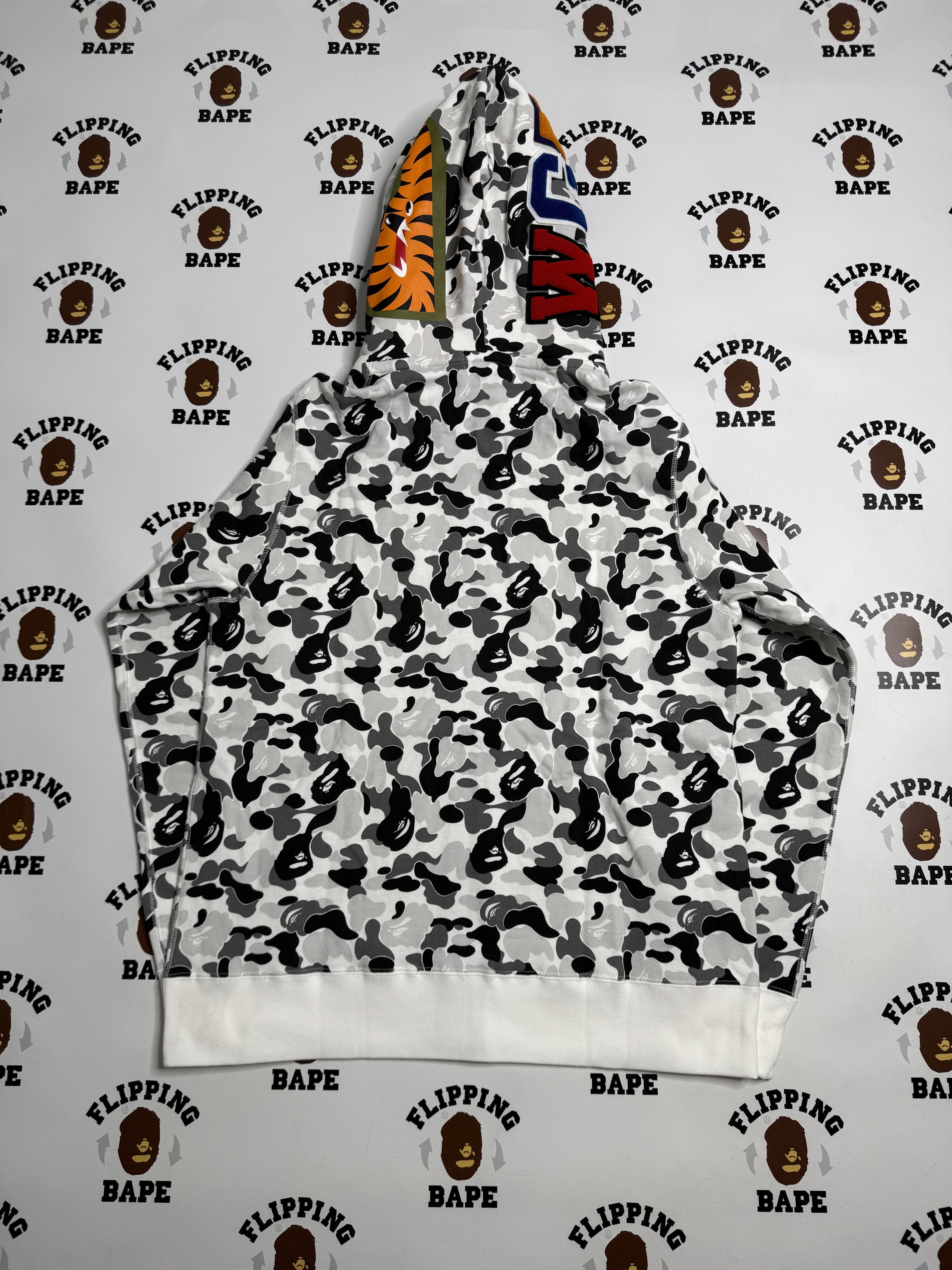 Bape BAPE ABC CAMO DOUBLE SHARK FULL ZIP HOODIE Size US XL / EU 56 / 4 - 8 Thumbnail