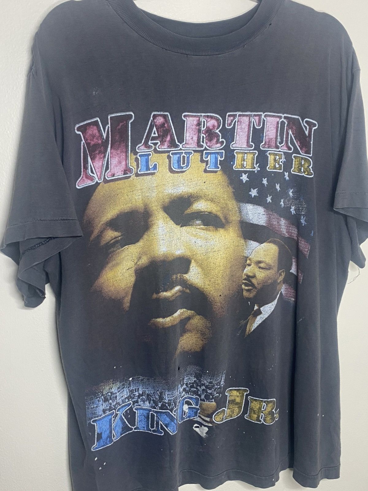 Rap Tees Vintage 1990’s Martin Luther King Jr. Rap Tee All over Print Size US XL / EU 56 / 4 - 3 Thumbnail