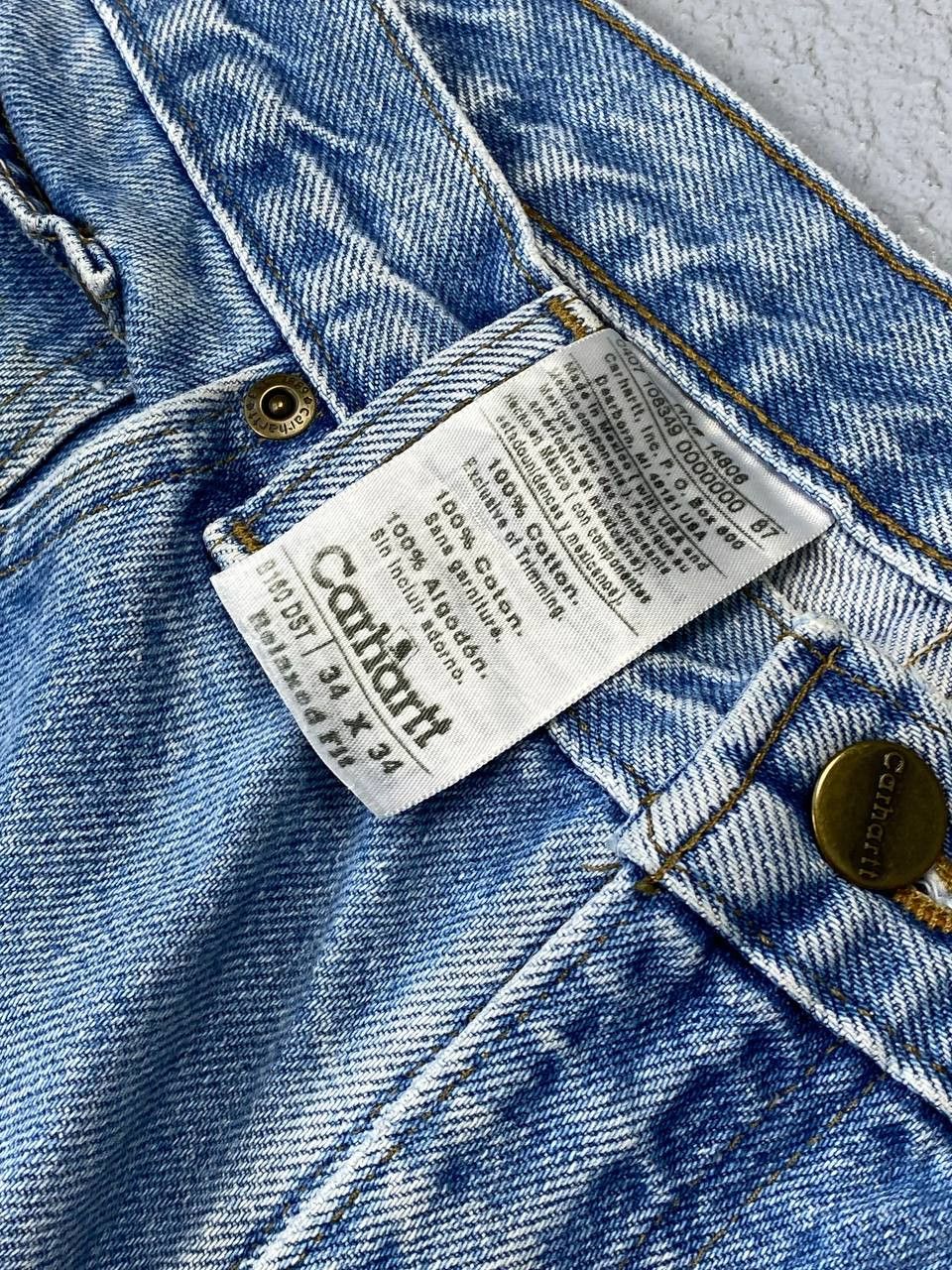 Carhartt × Vintage Distressed Denim Carhartt Painter baggy vintage jeans Size US 34 / EU 50 - 9 Thumbnail