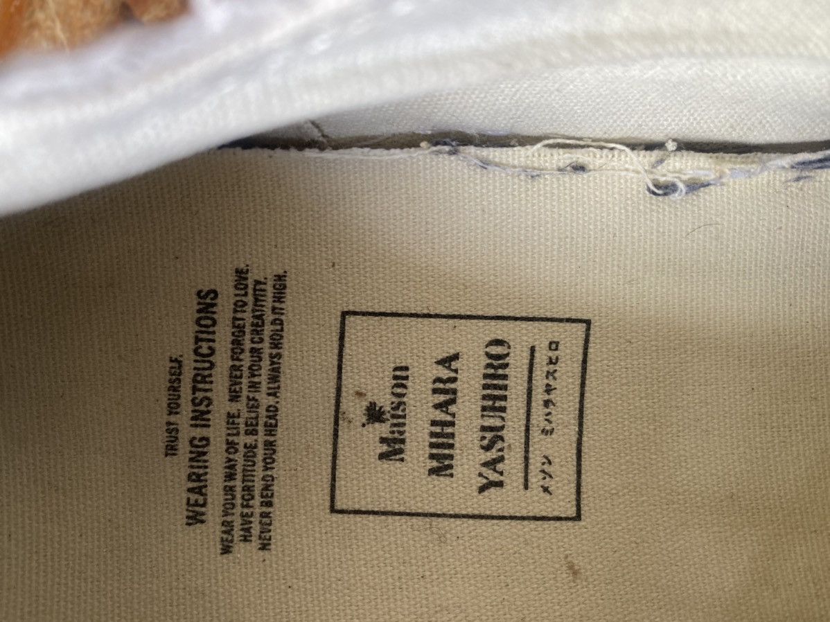 Maison MIHARA YASUHIRO Maison mihara yasuhiro white low-too canvas sneakers sz 41 Size US 8 / EU 41 - 18 Thumbnail
