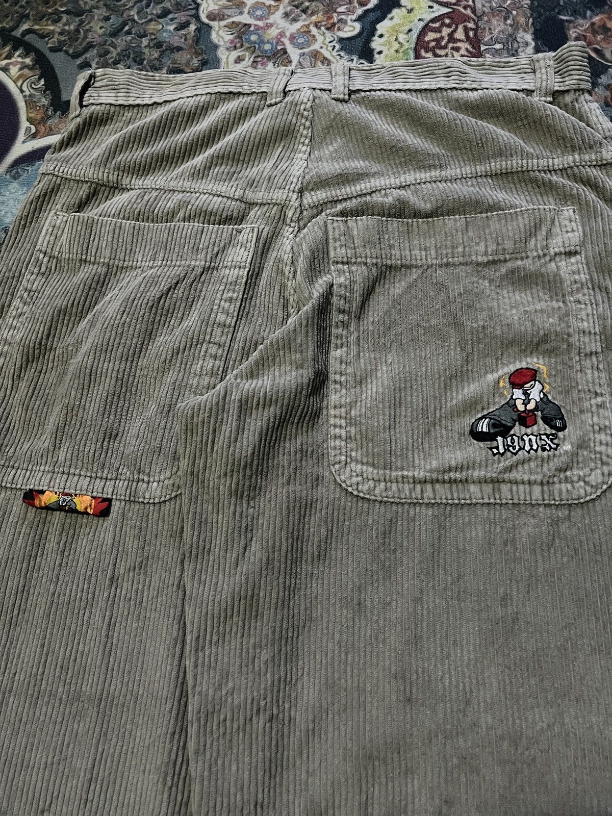 Other VINTAGE 90's JYNX JEANS CORDUROY BIG POCKET BAGGY PANTS Size US 40 / EU 56 - 2 Thumbnail