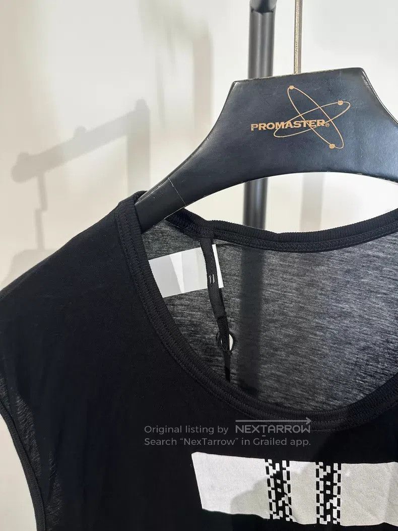 Boris Bidjan Saberi Boris Bidjan Saberi Printed sleeveless tank top with graph Size L / US 10 / IT 46 - 6 Thumbnail