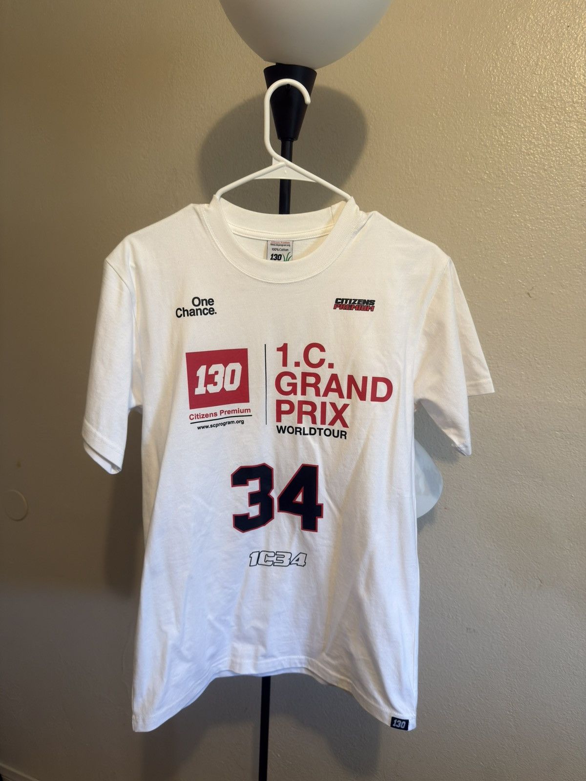130 World 1C130 Grand Prix White Size US M / EU 48-50 / 2 - 1 Thumbnail