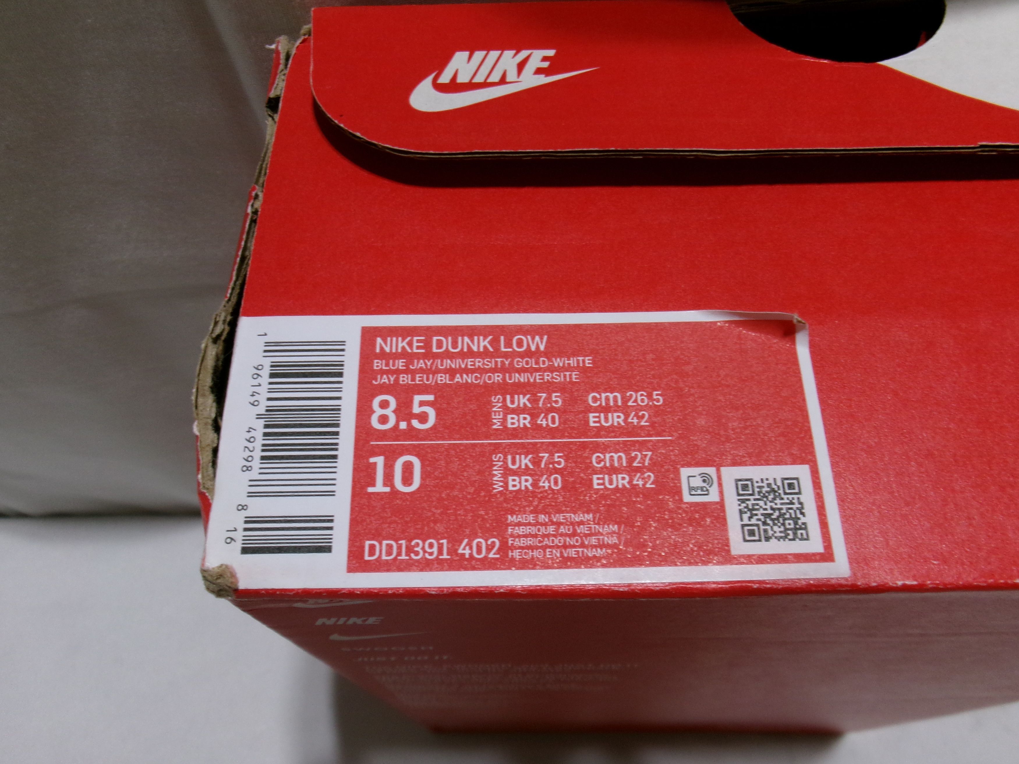 Nike Nike Dunk Low UCLA - DD1391-402 Blue/Gold Size US 8.5 / EU 41-42 - 10 Thumbnail