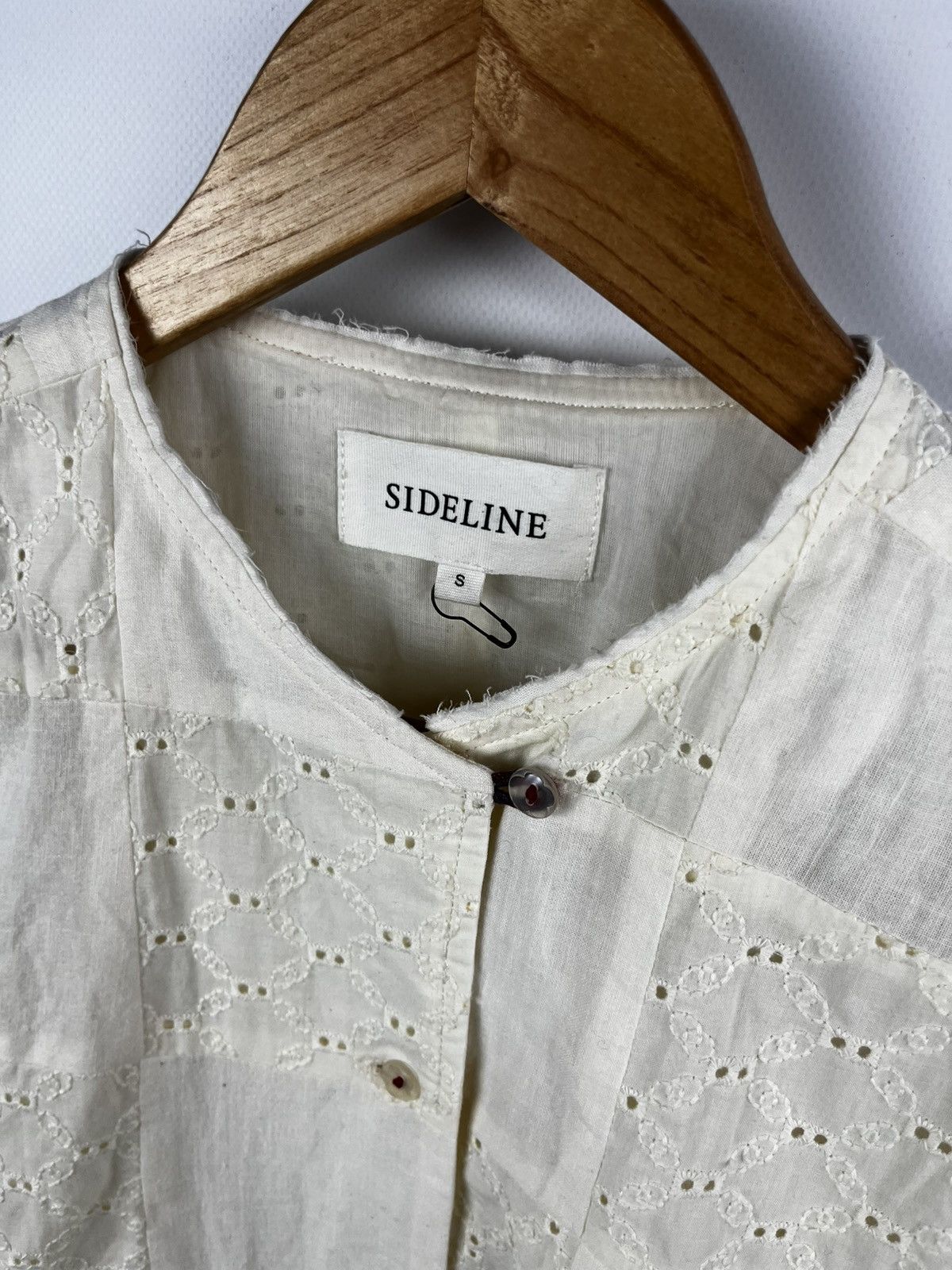 Other Sideline Womens Stella Shirt Buttermilk Patchwork Size S / US 4 / IT 40 - 6 Thumbnail