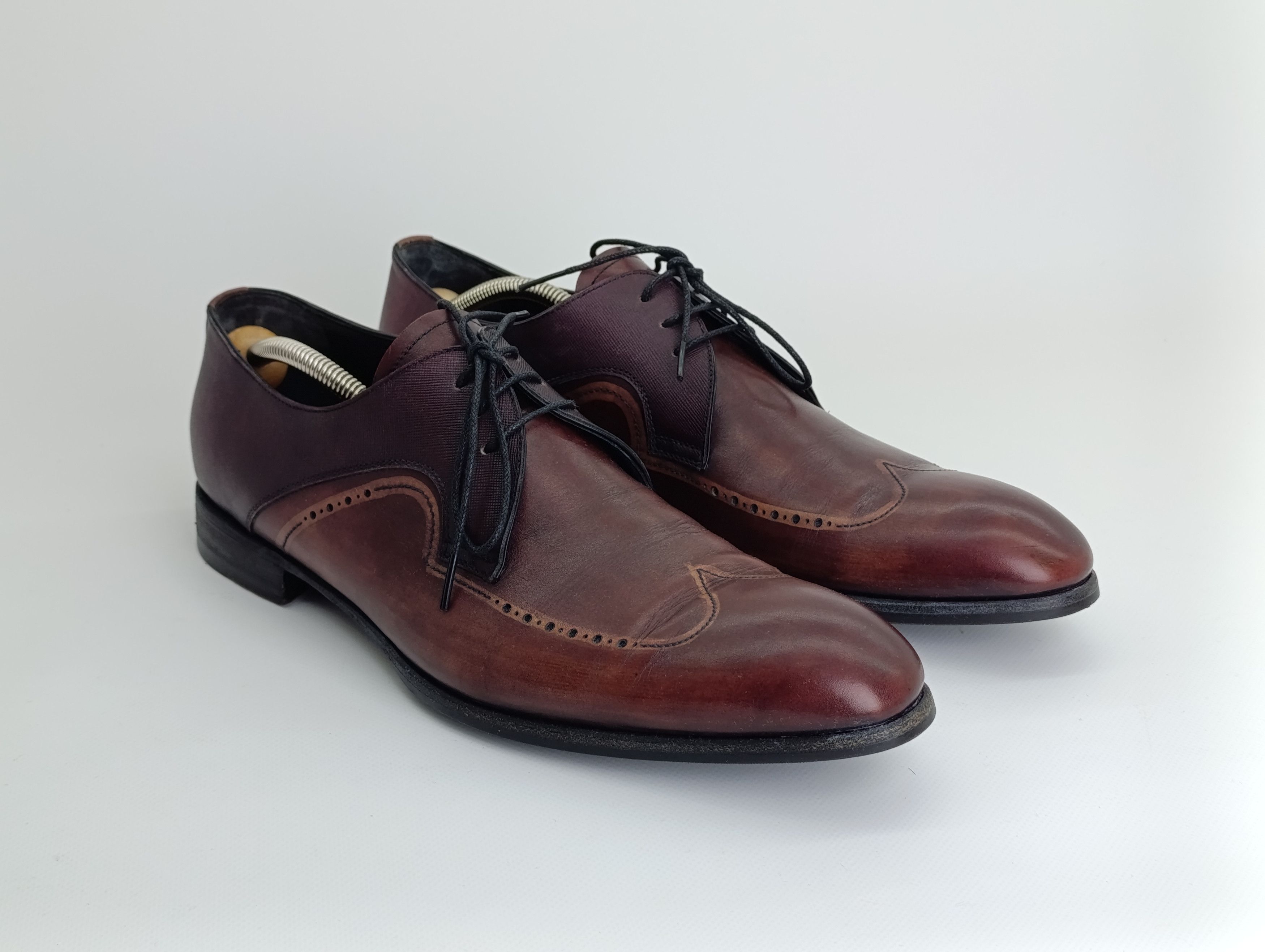 Barrett BARRETT ITALIAN LEATHER FORMAL DERBY Size US 12.5 / EU 45-46 - 2 Thumbnail