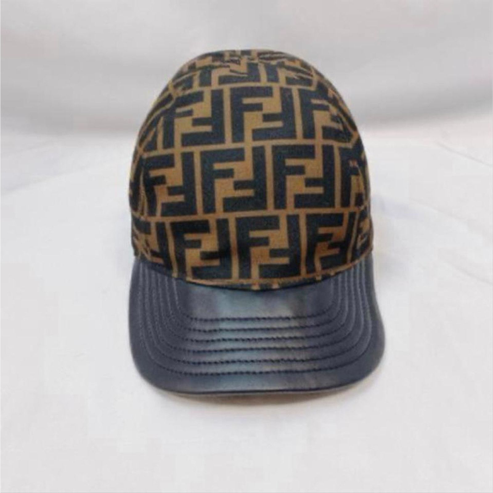Fendi FF logo stripe reversible baseball hat Size ONE SIZE - 2 Thumbnail