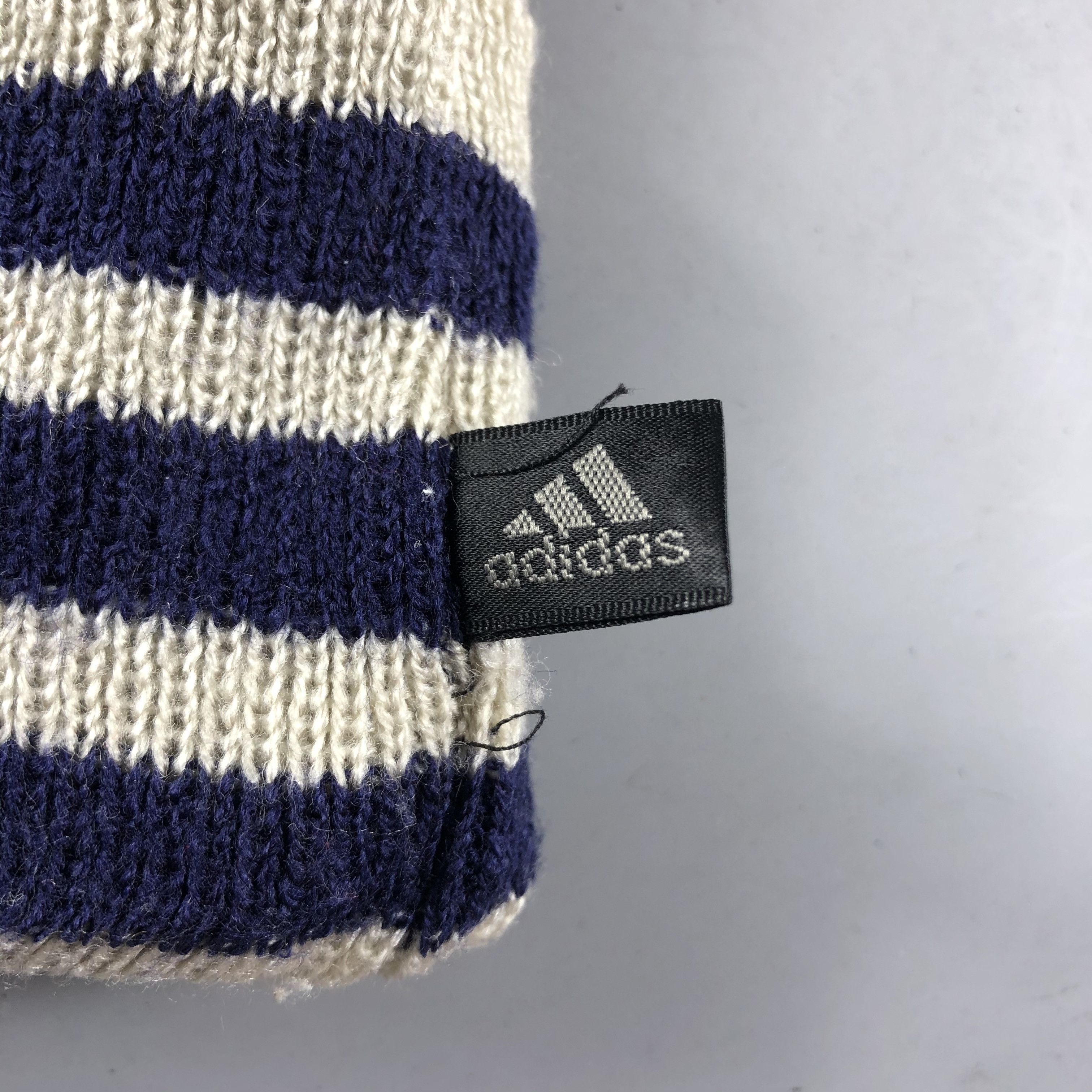 Adidas × Vintage Adidas 3 Stripe Beanie Snow Hat Snow Cap -D222 Size ONE SIZE - 5 Thumbnail