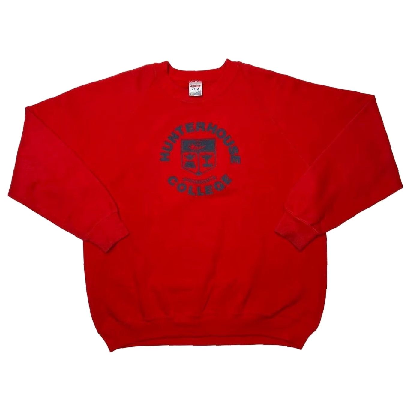 Jerzees VINTAGE Jerzees HUNTERHOUSE COLLEGE Graphic Crewneck Sweatshirt 90s Red Large Mens Shirt Logo Decade Size US L / EU 52-54 / 3 - 2 Thumbnail