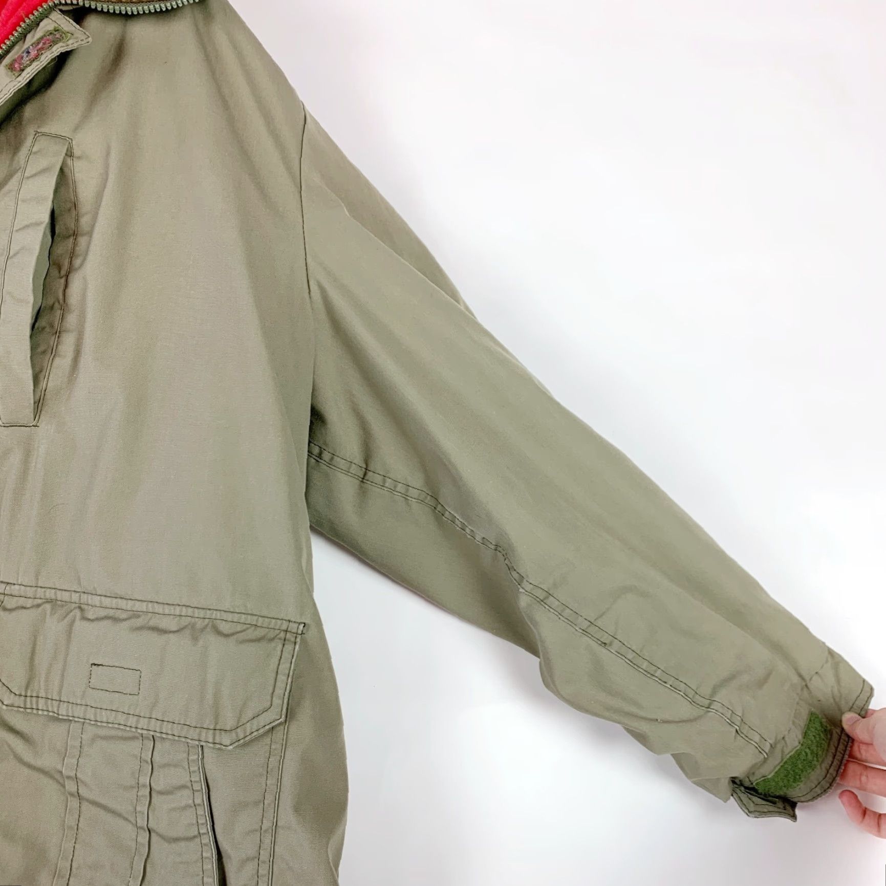 Greats VINTAGE Field & Stream Coat Mens 46 Green Cotton Full Zip Chore Work Jacket Size US S / EU 44-46 / 1 - 4 Thumbnail