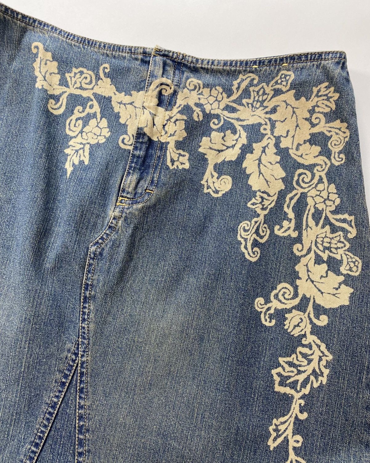 Faded Glory 90s Denim Maxi Skirt Size 34" / US 12 / IT 48 - 4 Thumbnail