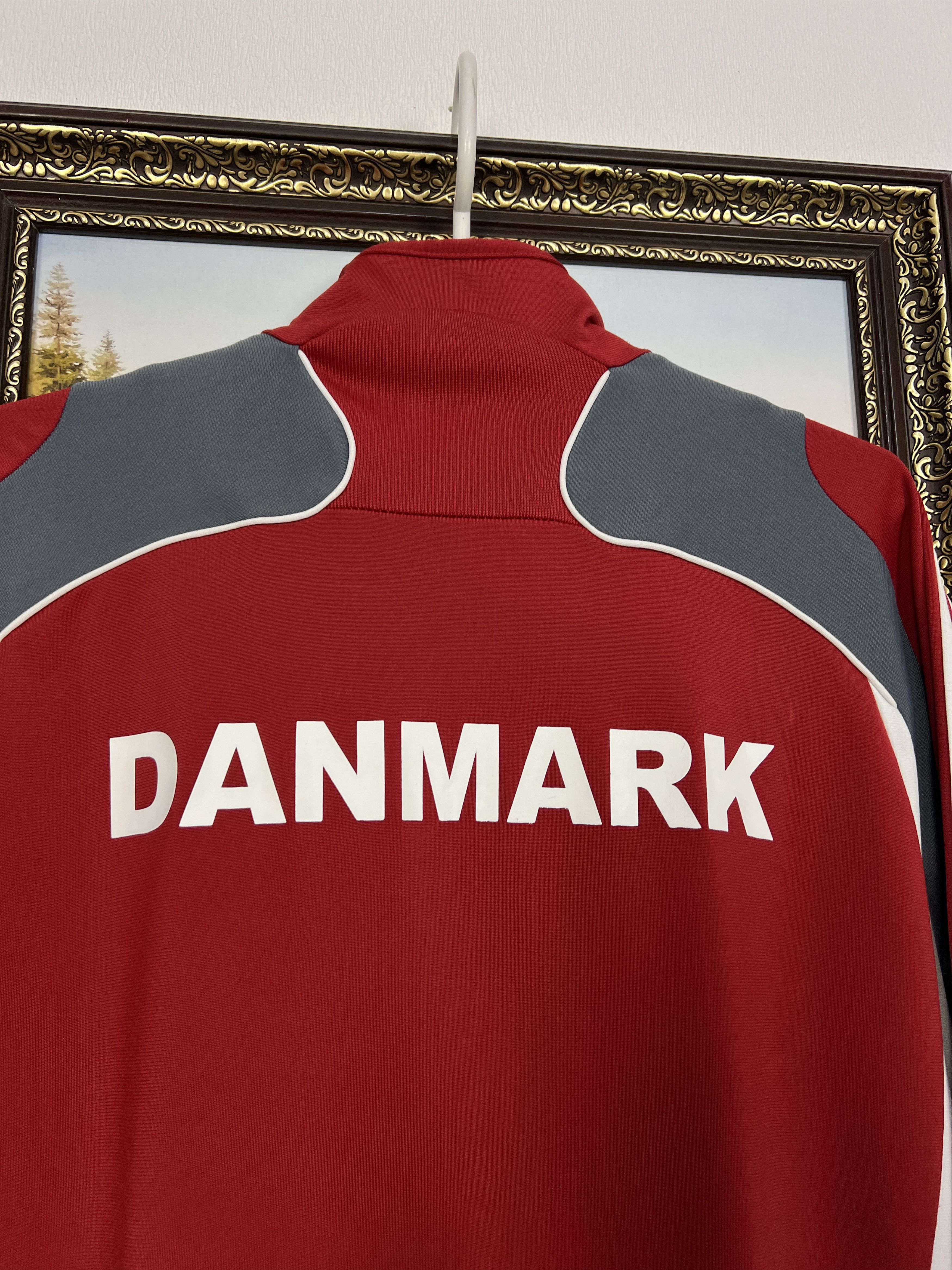 Adidas Denmark Football National Team Jacket Soccer Track Top Size US M / EU 48-50 / 2 - 10 Thumbnail