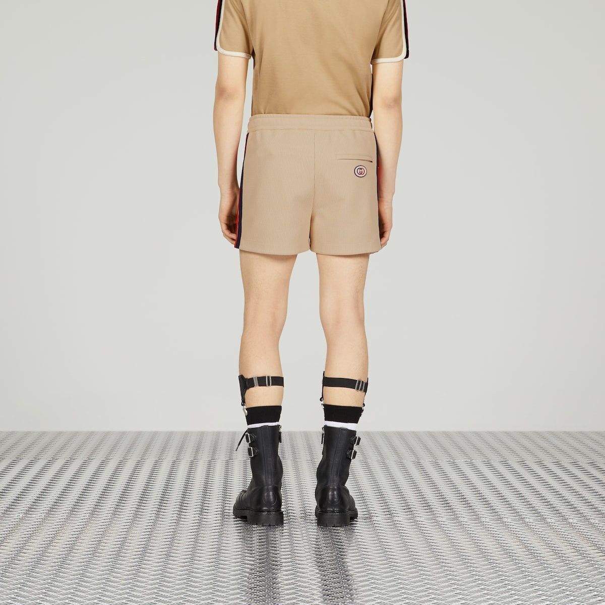 Gucci o1mt1gz0725 Jersey Short in Beige Size US 28 / EU 44 - 6 Thumbnail