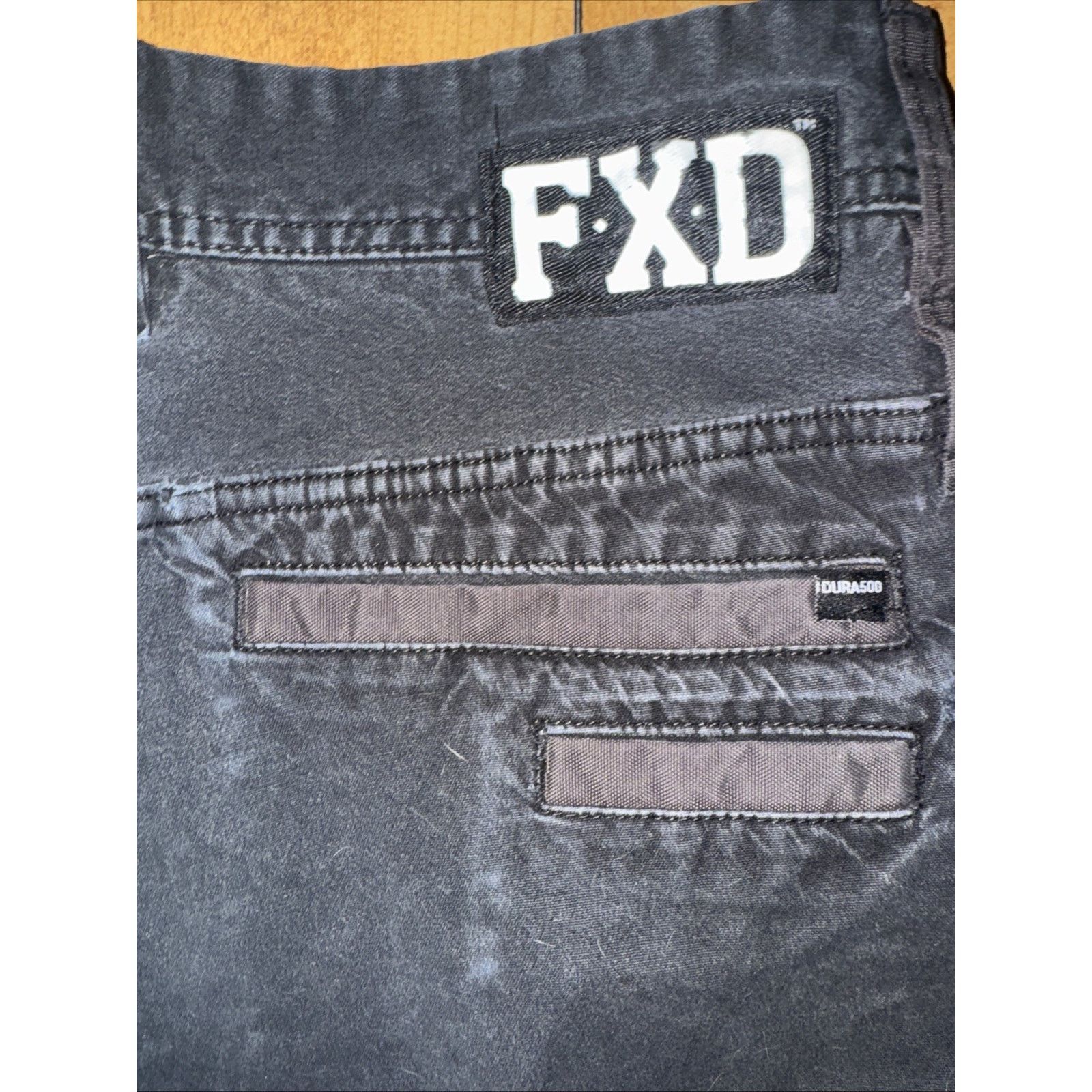 Vintage FXD Workwear Cargo Pants 34x32 Black Utility Tactical Work Size US 36 / EU 52 - 5 Thumbnail