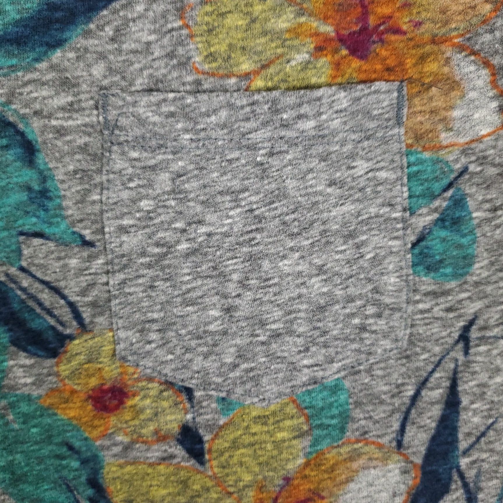 Aeropostale Aeropostale Gray Floral Regular Fit Short Sleeve T-Shirt Adult Small Size US S / EU 44-46 / 1 - 3 Thumbnail