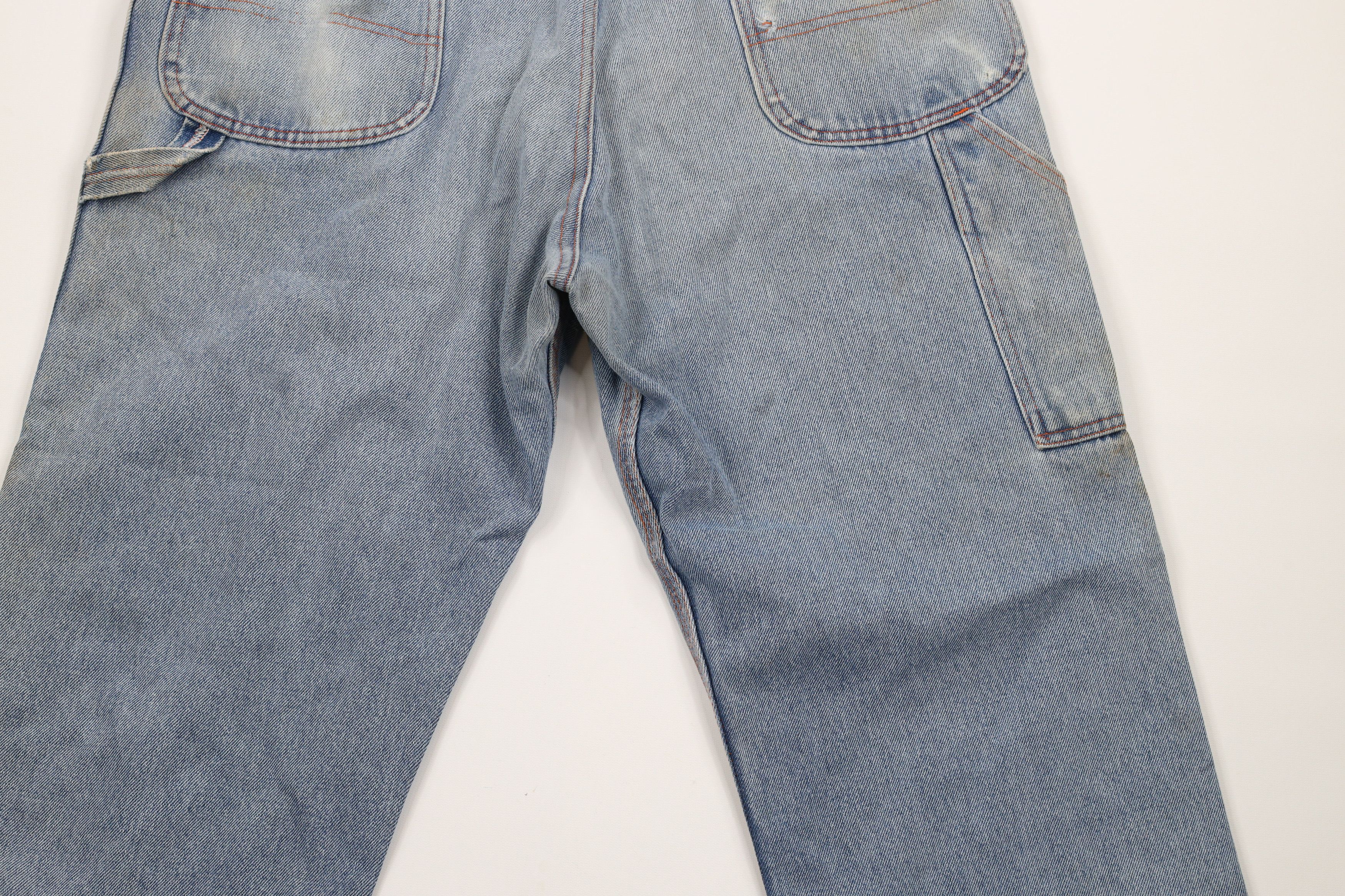 Vintage 70s Big Mac Flared Wide Leg Denim Jeans Blue USA