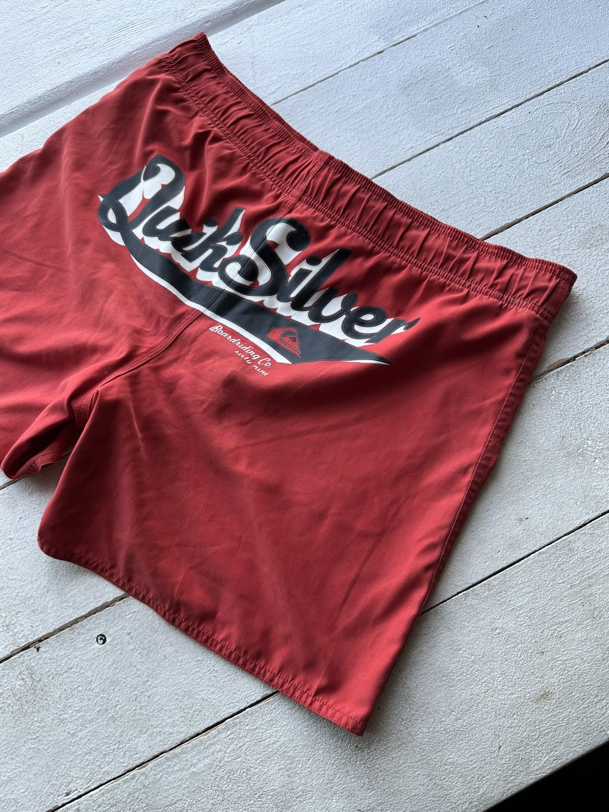 Quiksilver 🚨Vintage Quiksilver Shorts Big Logo Y2K Style 90s Surfing Size US 36 / EU 52 - 2 Thumbnail