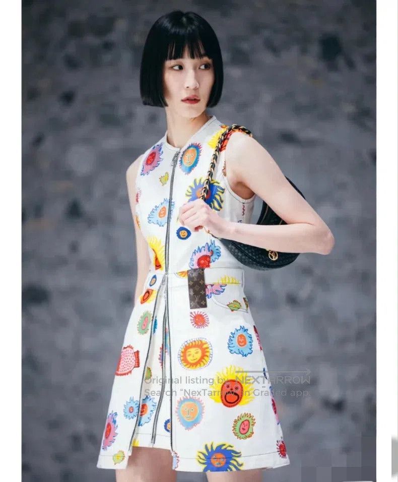 Louis Vuitton Louis Vuitton Denim Dress Size XXS / US 00 / IT 34 - 9 Thumbnail