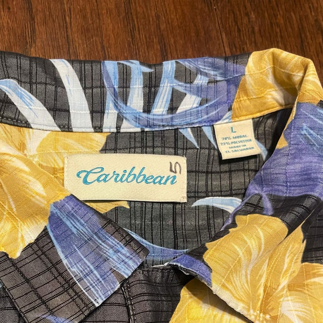 Caribbean Vintage Caribbean Hawaiian Button Down Shirt Size US L / EU 52-54 / 3 - 4 Thumbnail
