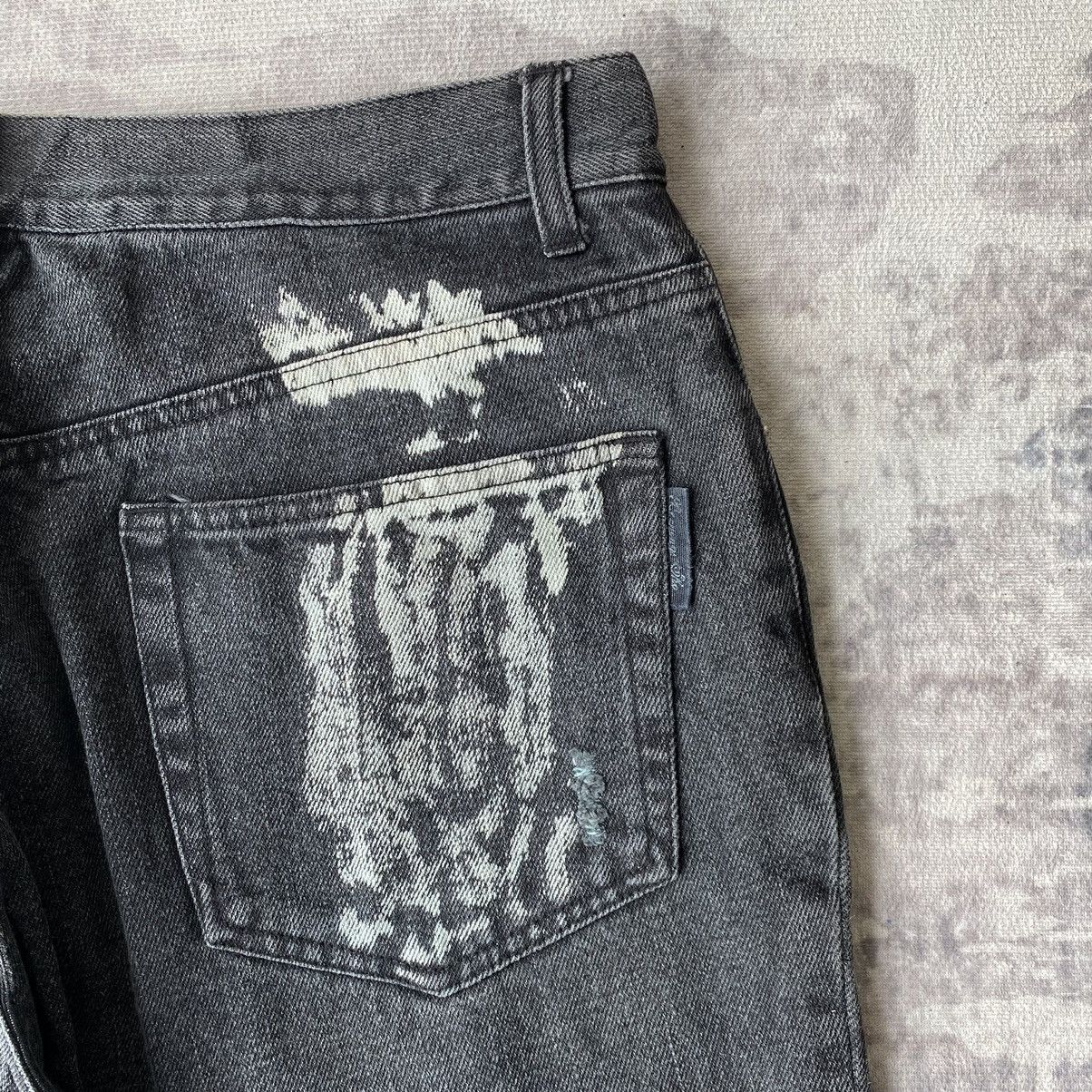 If Six Was Nine Bernings Sho Punk Distressed Denim Pants Size US 29 - 14 Thumbnail
