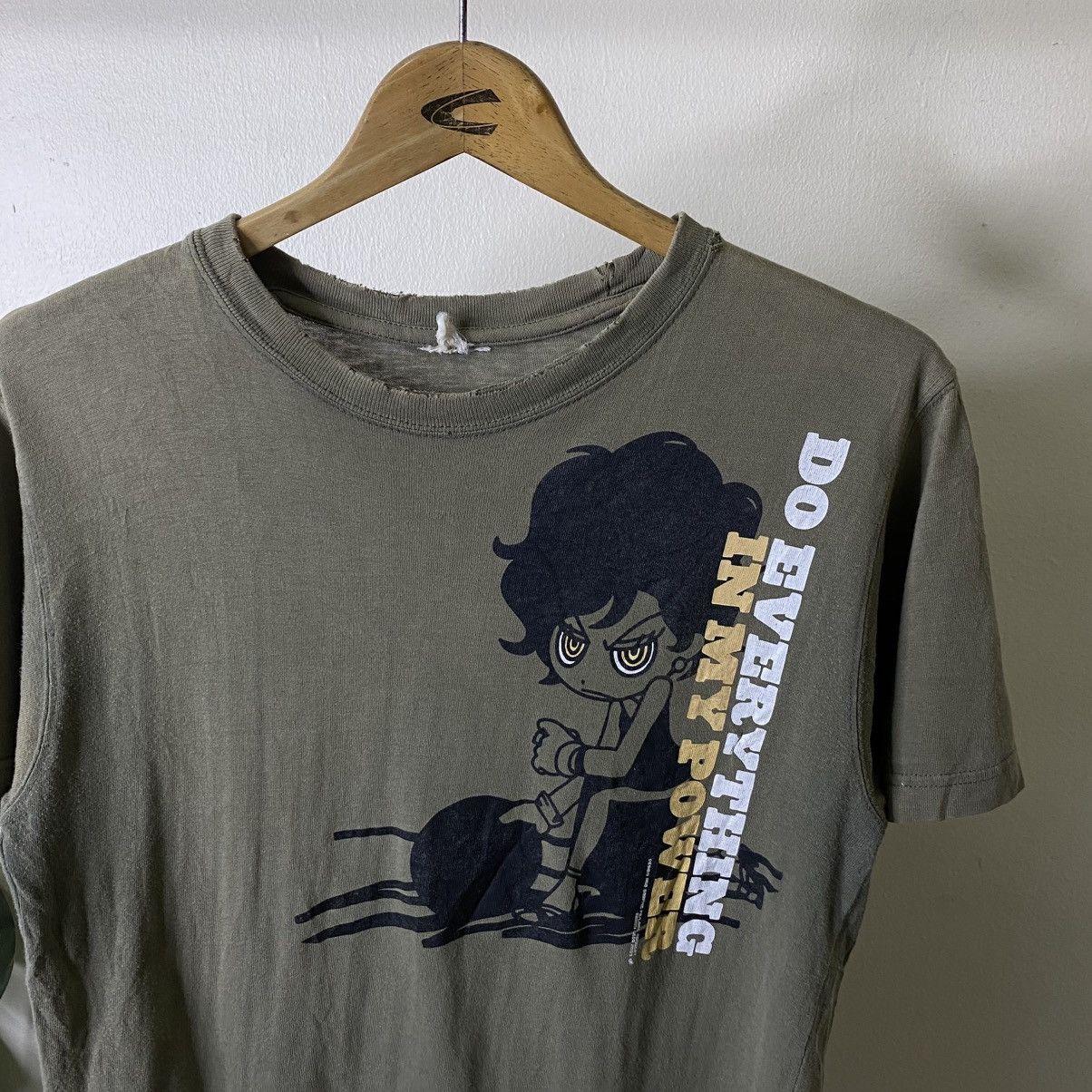 Japanese Brand Vintage 2000s FR/Lame Monger By Baron Ueda Illustrator Tee Size US S / EU 44-46 / 1 - 2 Thumbnail
