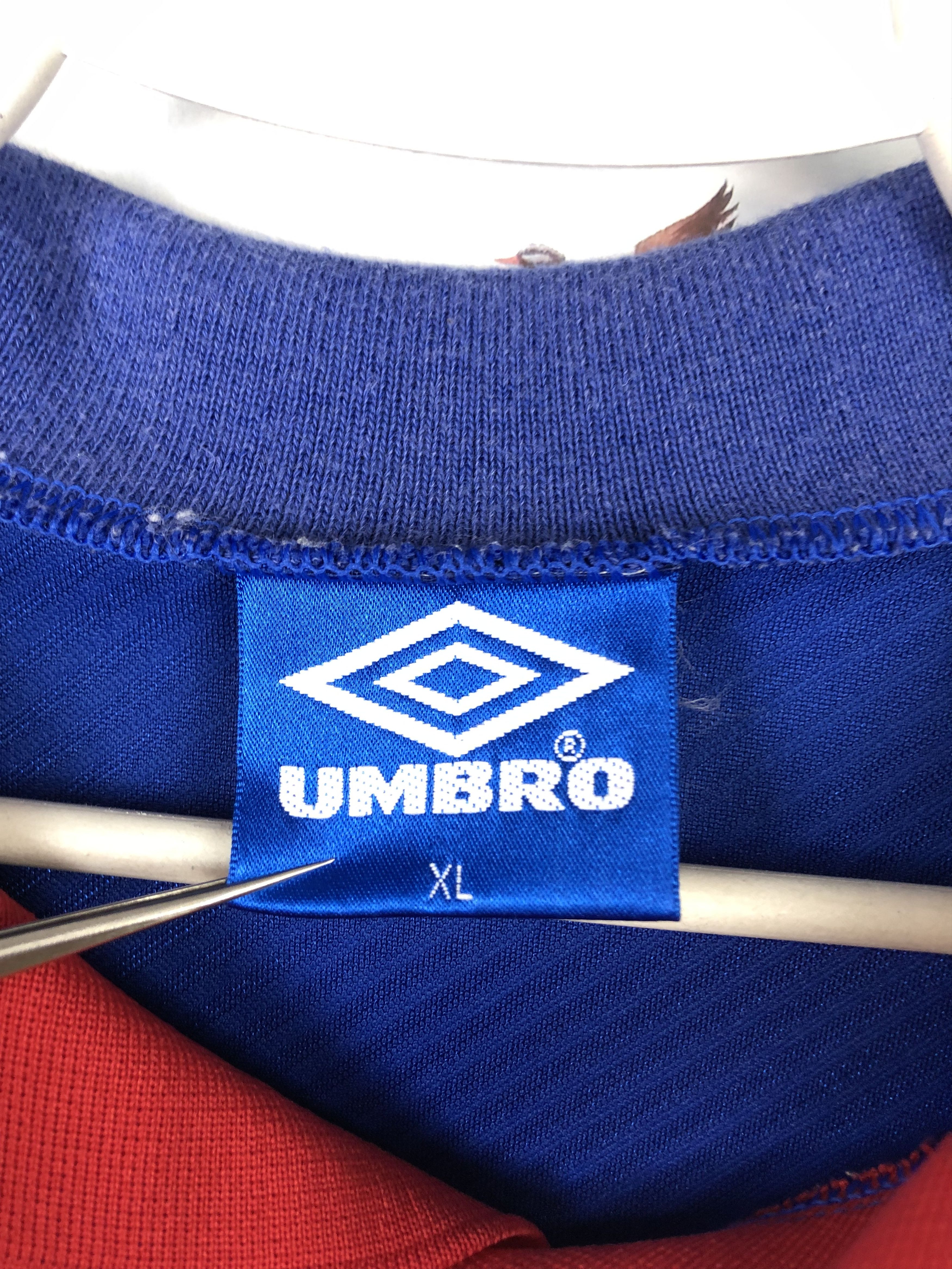 Umbro Chelsea football shirt 1993 Soccer Blue Jersey Tee Hype Size US XL / EU 56 / 4 - 9 Thumbnail