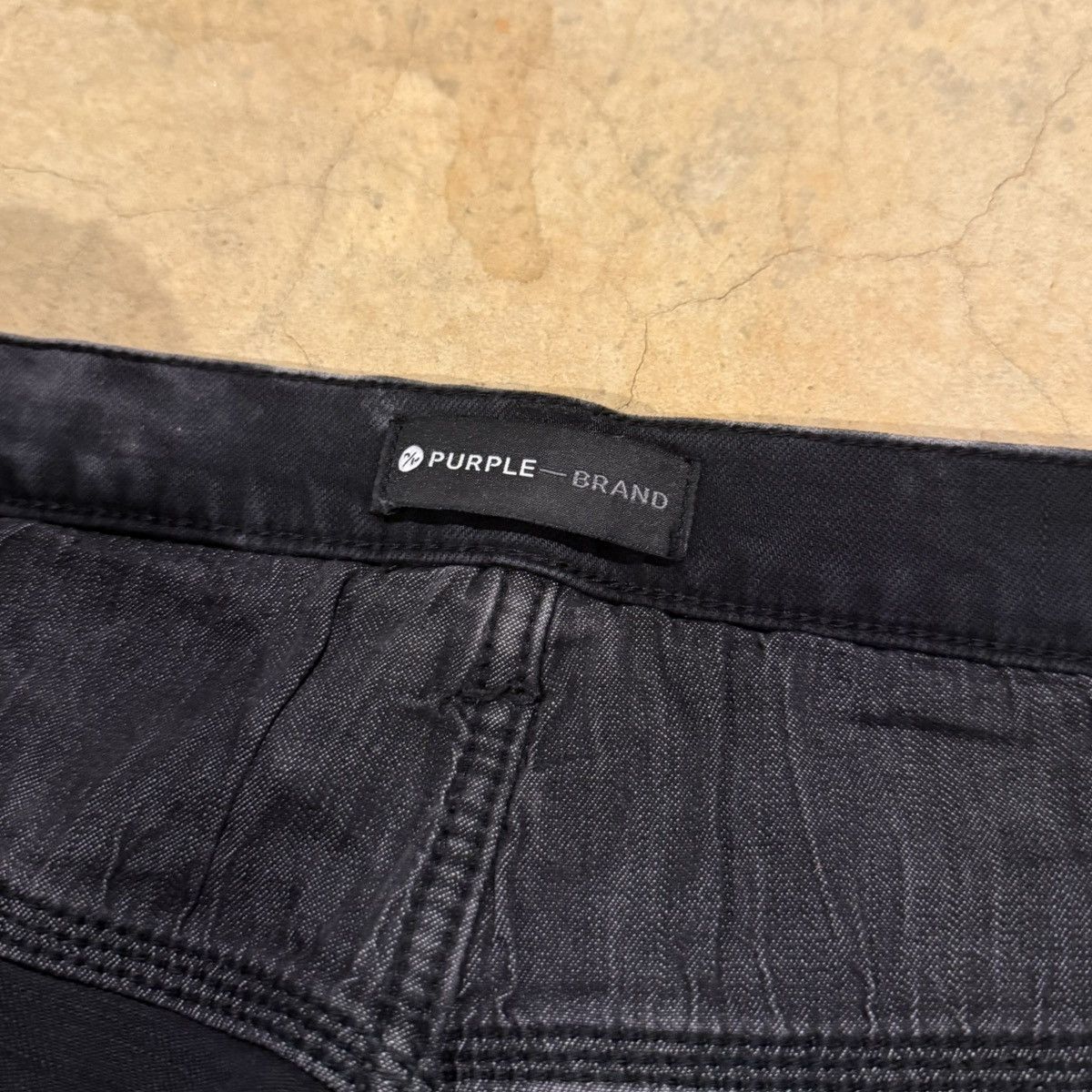 Purple Brand Purple Brand P002 Denim Lavender Tint Black Fade Jeans Size US 40 / EU 56 - 6 Thumbnail