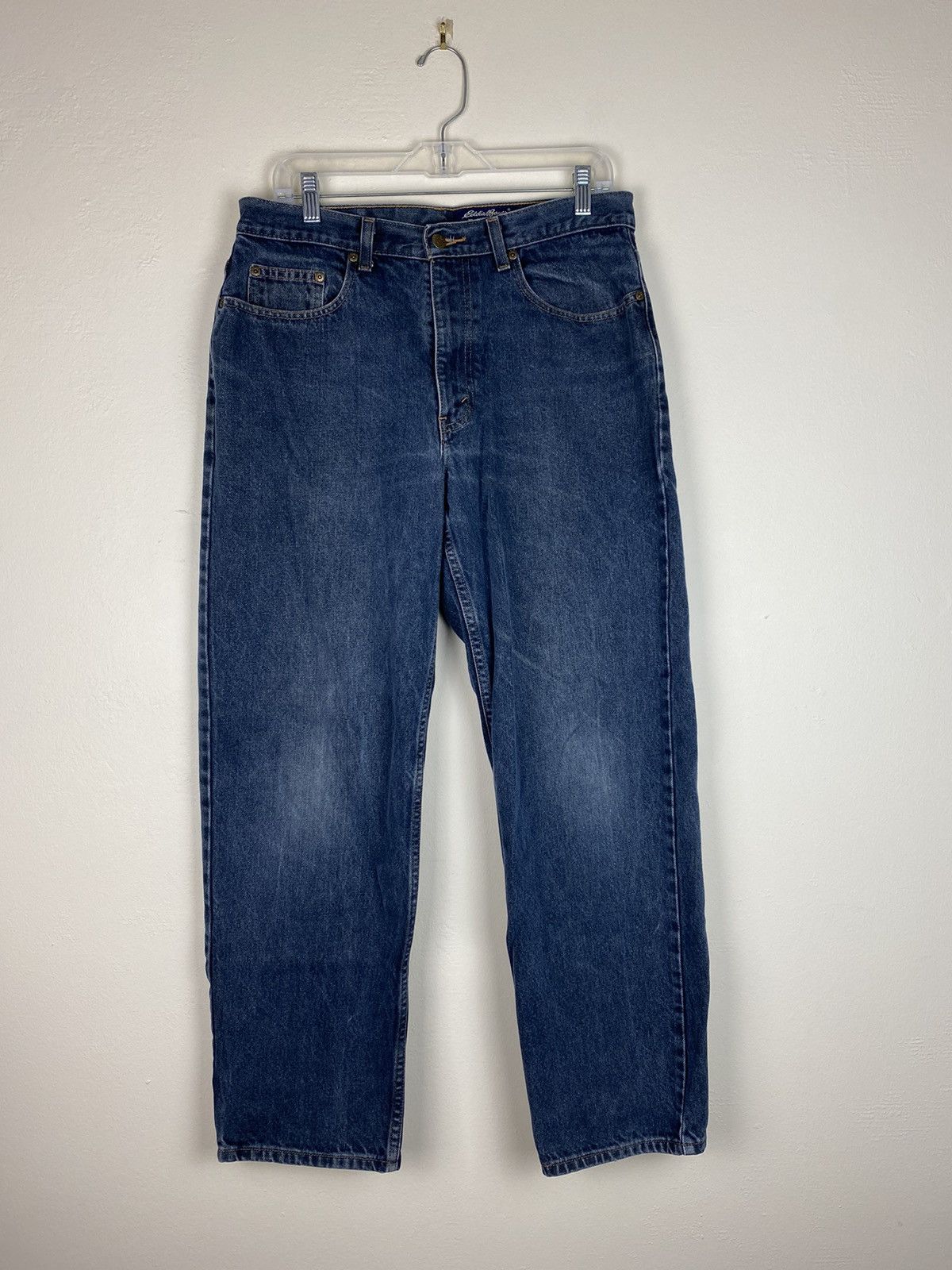 Eddie Bauer Vintage Eddie Bauer Relaxed Fit Blue Denim Jeans Pants baggy Size US 32 / EU 48 - 1 Thumbnail