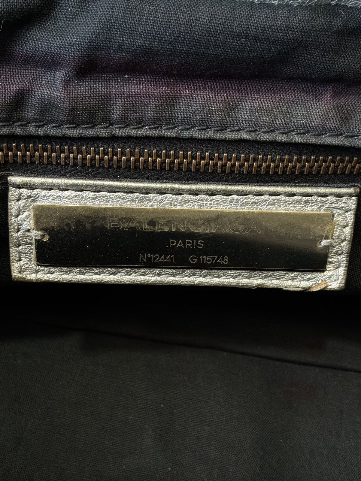 Balenciaga Balenciaga - Classic City - Metallic Silver Lambskin Bag Size ONE SIZE - 19 Thumbnail
