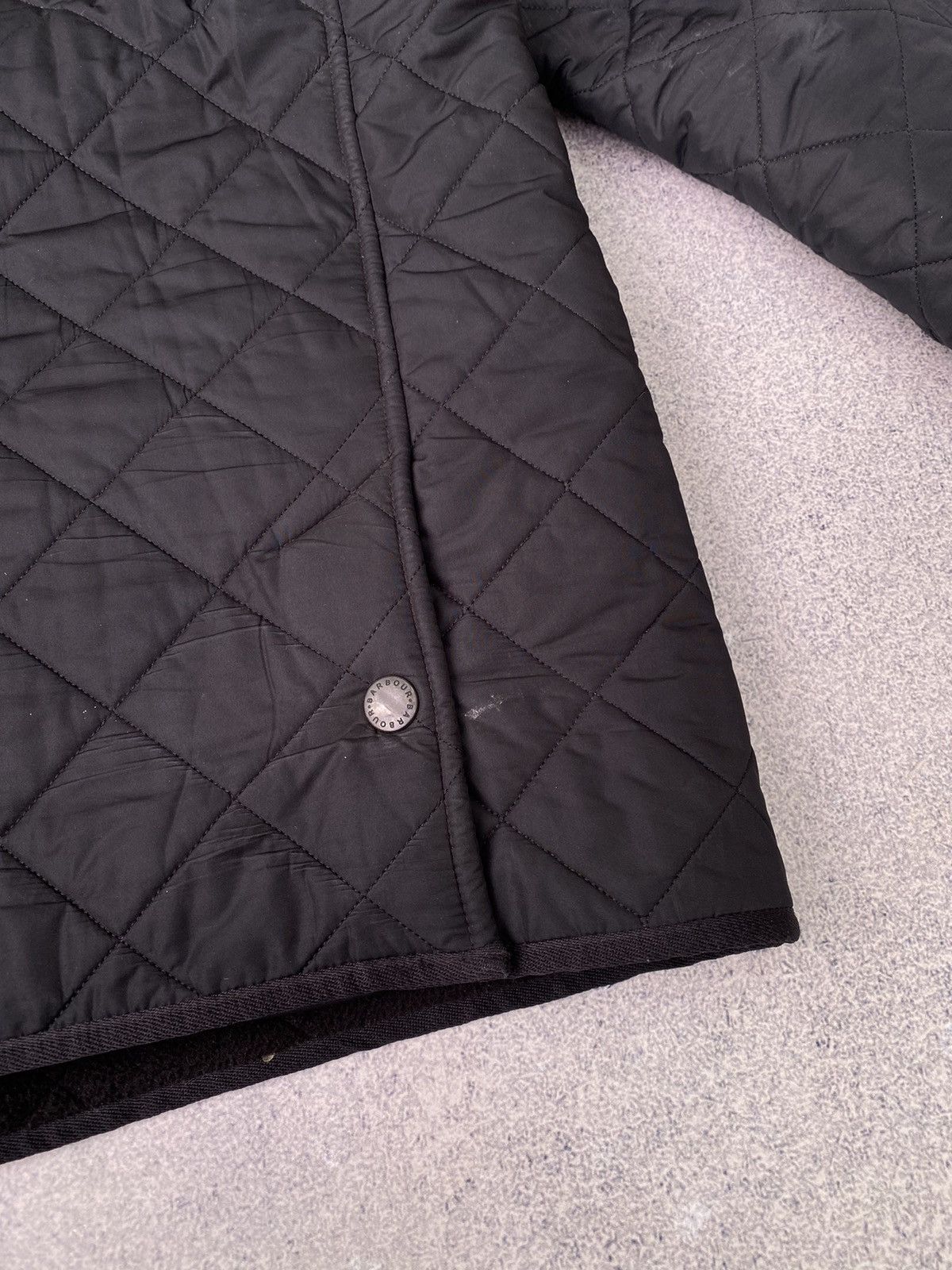 Barbour × Vintage Vintage Barbour Quilted Black Jacket Size US L / EU 52-54 / 3 - 18 Thumbnail