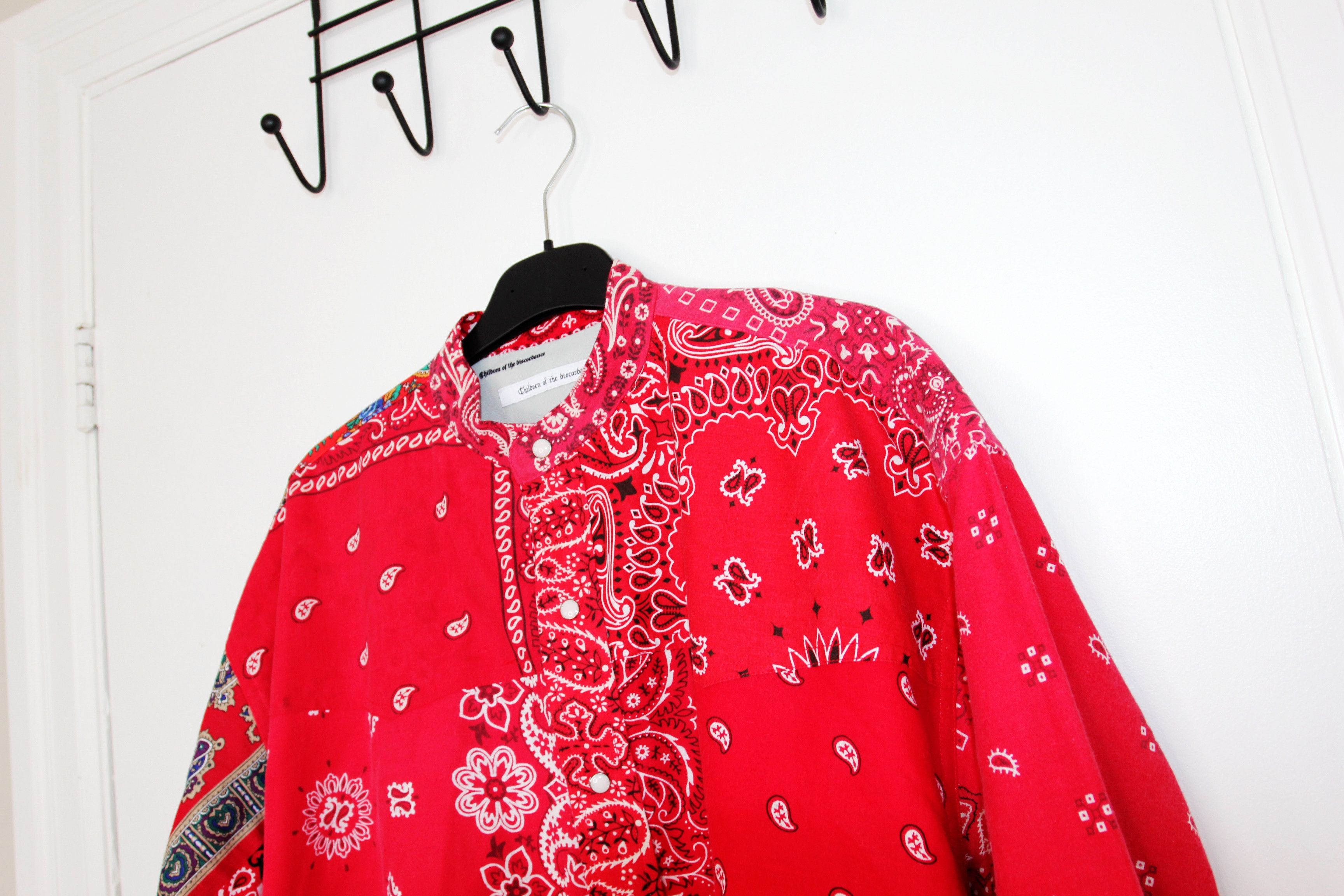Children of the discordance CHILDREN OF THE DISCORDANCE VINTAGE BANDANA PATCH SHIRT 3 Size US L / EU 52-54 / 3 - 3 Thumbnail
