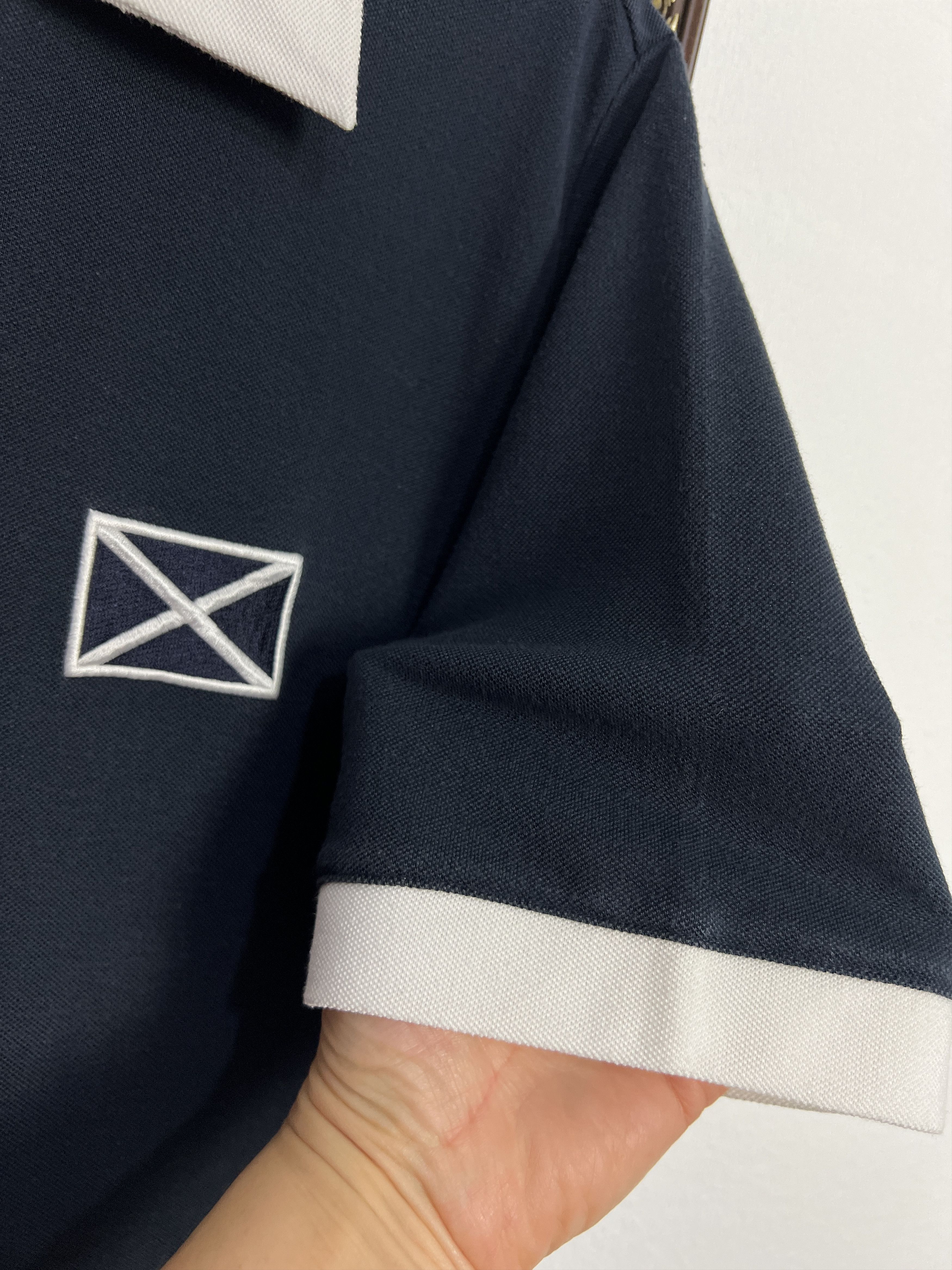 Adidas Vintage Originals Scotland Football Polo Shirt Soccer Jersey Size US L / EU 52-54 / 3 - 4 Thumbnail
