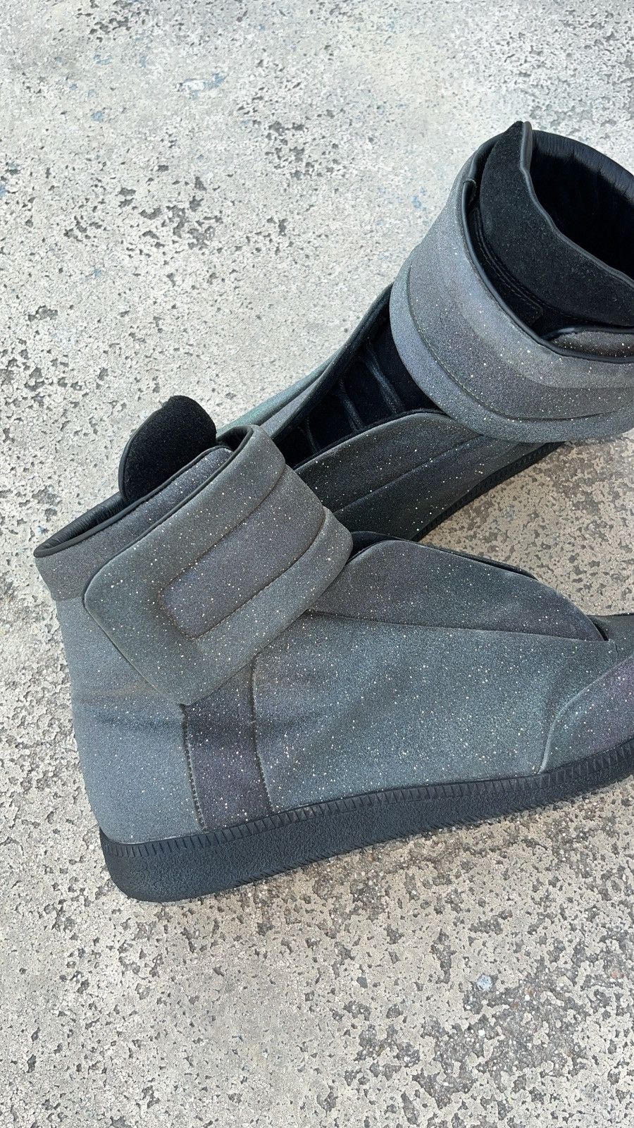Maison Margiela Maison Margiela Future High-Top Black Glitter Size US 12.5 / EU 45-46 - 17 Thumbnail