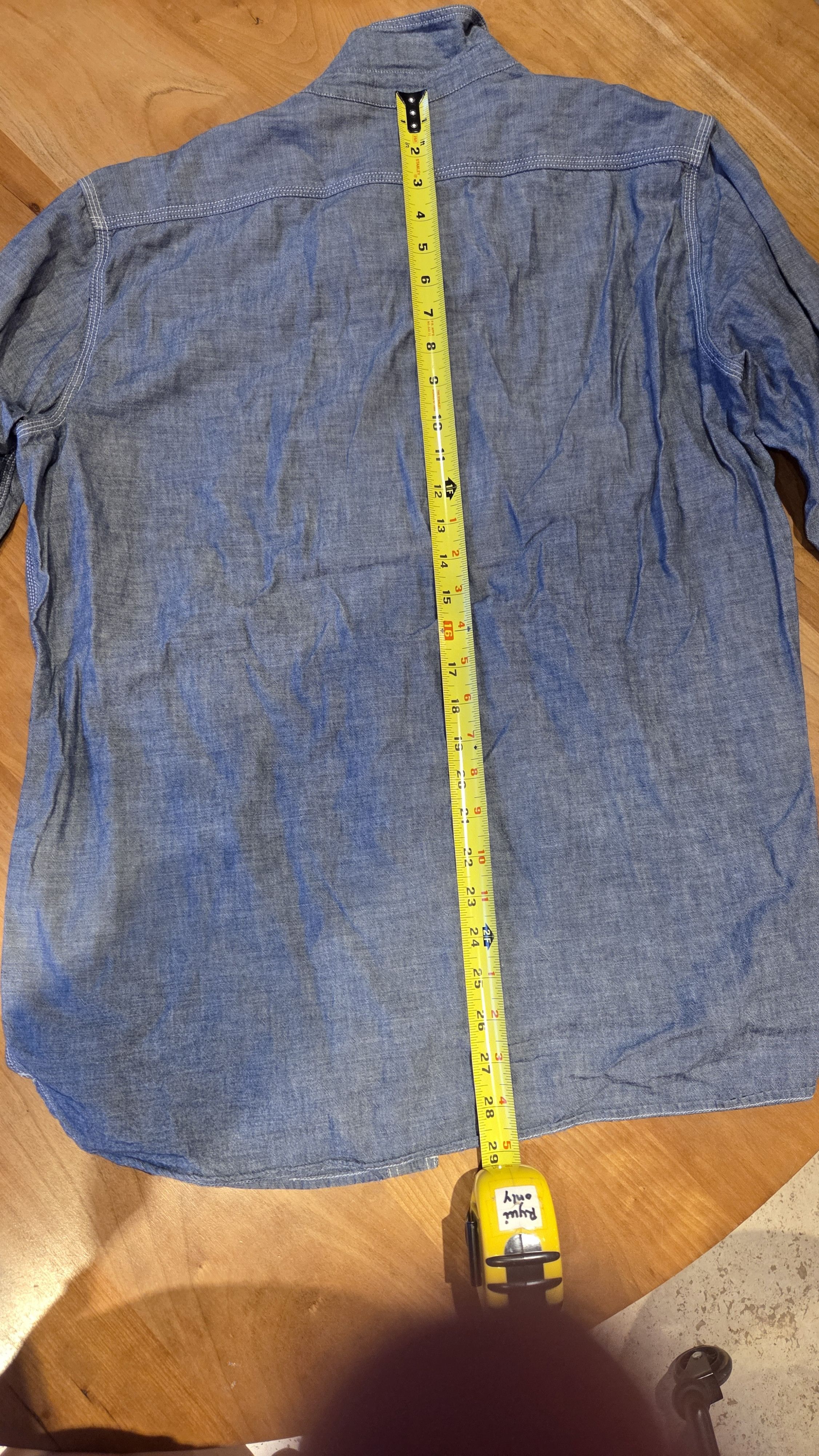 Gustin Gustin Selvedge Workshirt XL Classic Fit Size US XL / EU 56 / 4 - 6 Thumbnail