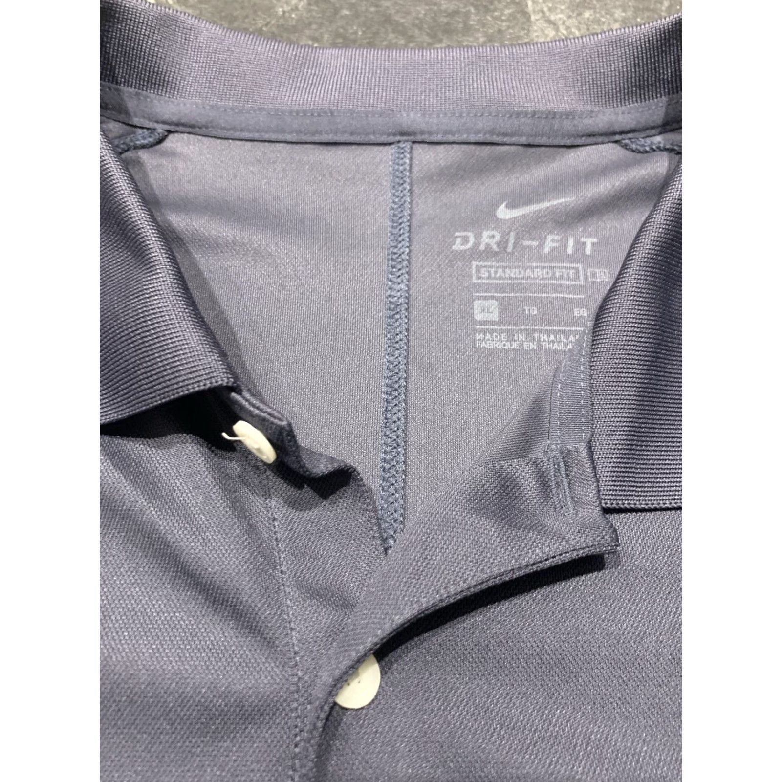 Nike NIKE Athletic Fit XL Gray Polo Shirt Mens Size US XL / EU 56 / 4 - 5 Thumbnail