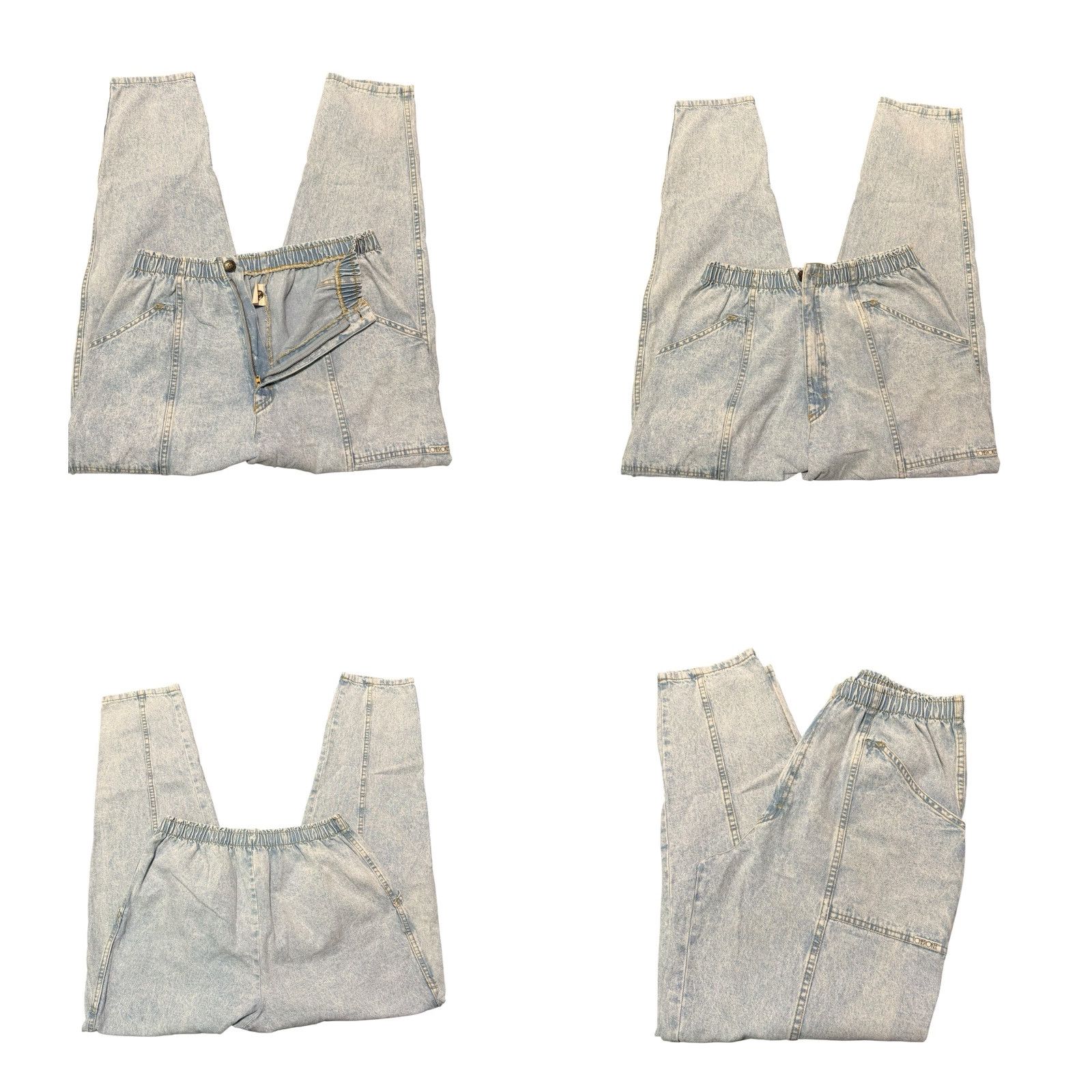 Cherokee VINTAGE Cherokee Jeans 18M Women’s Denim Paper Tag barrel elastic 90s Mom Jeans Size 40" / US 18 - 8 Thumbnail