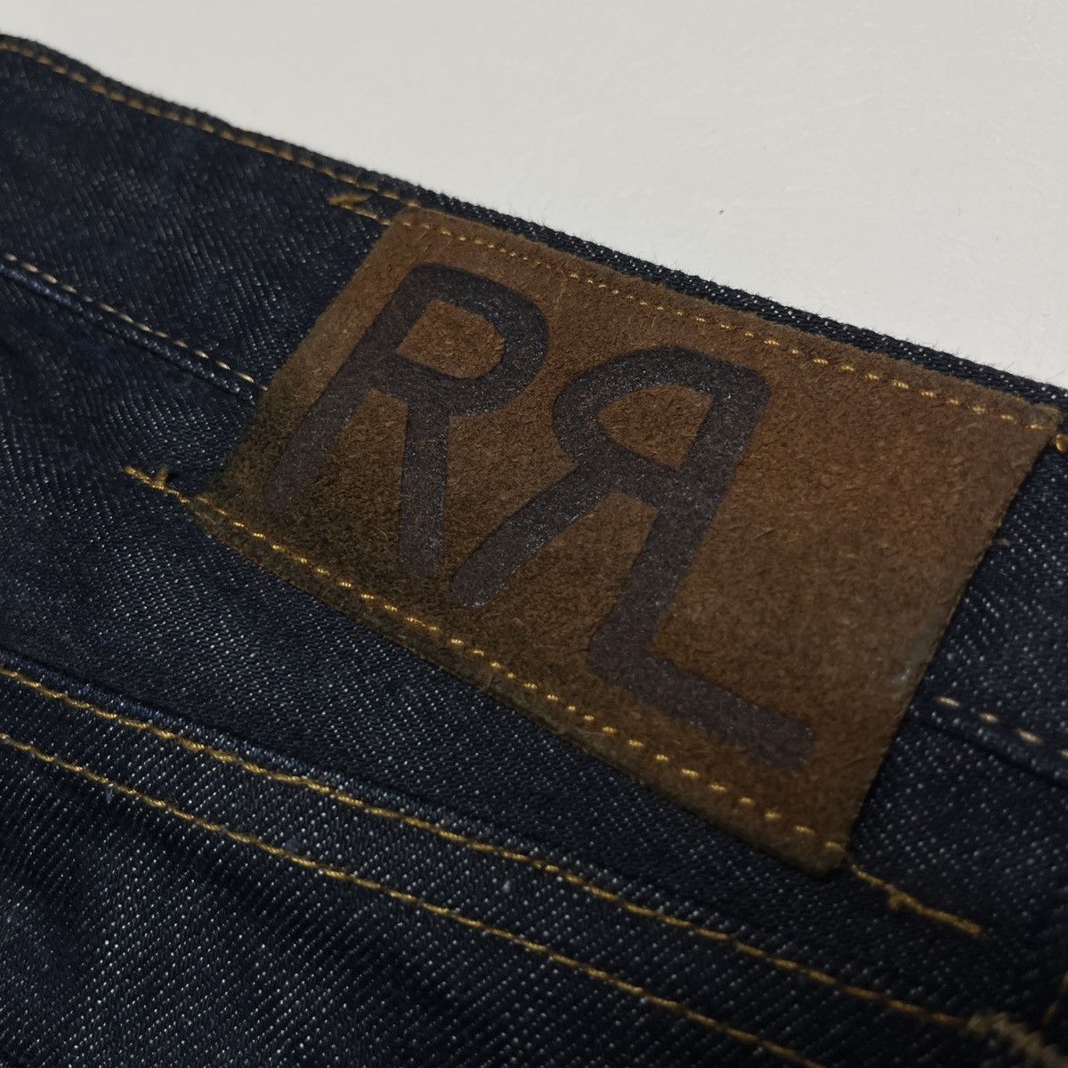 RRL Ralph Lauren Ralph Lauren Double RL Raw Denim Selvedge Pants Size US 32 / EU 48 - 10 Thumbnail