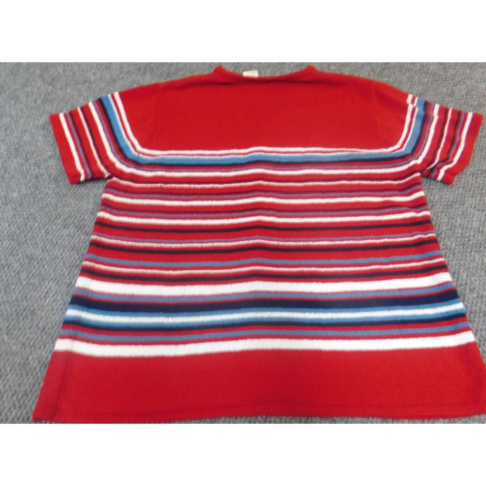 Vintage Bobbie Brooks Womens Cardigan Sweater XL Red Crewneck Pullover Knit Size XL / US 12-14 / IT 48-50 - 6 Thumbnail