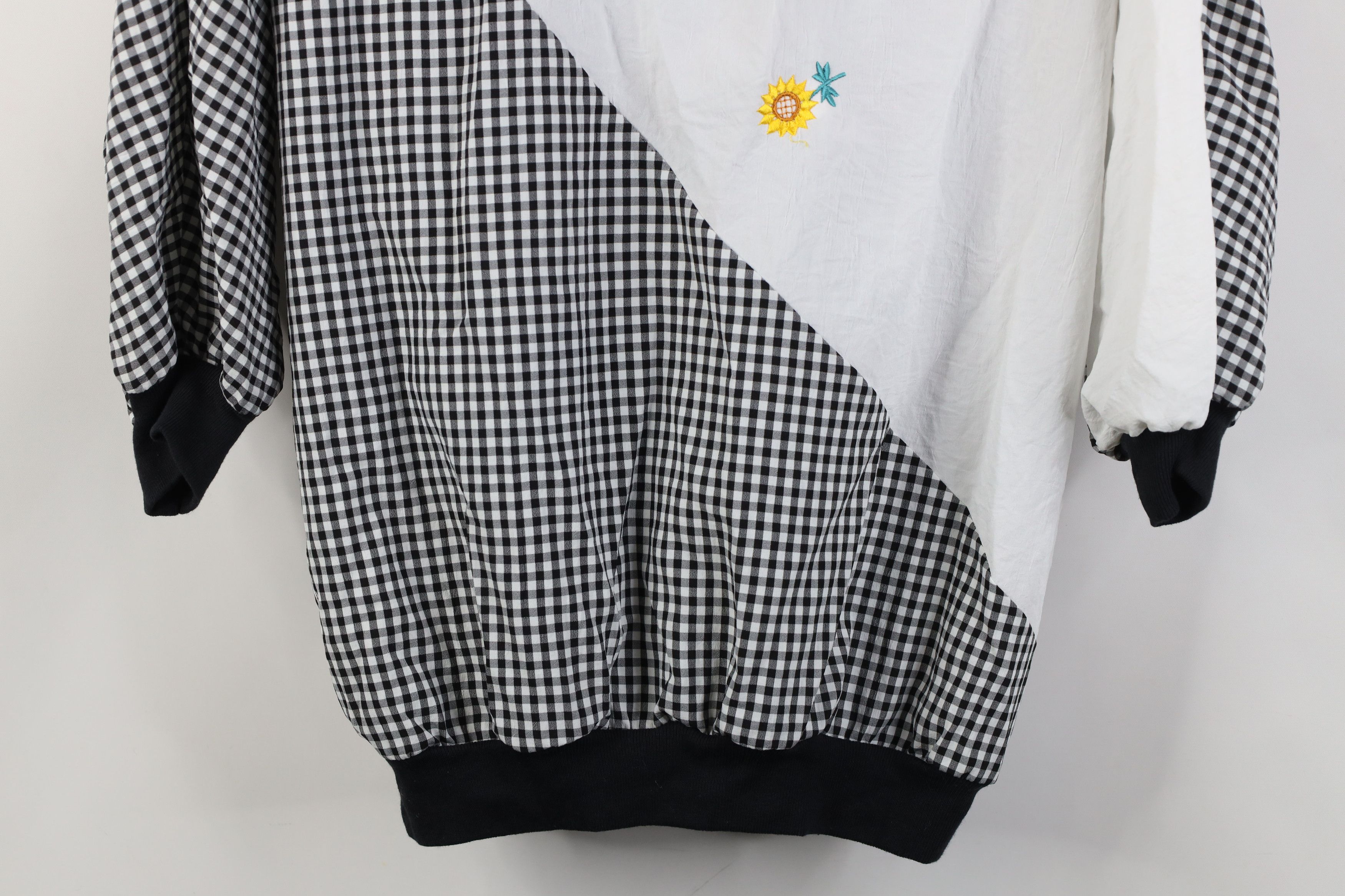 Vintage Vintage 80s 90s Streetwear Dolman Sleeve Sunflower Shirt Size XL / US 12-14 / IT 48-50 - 3 Thumbnail