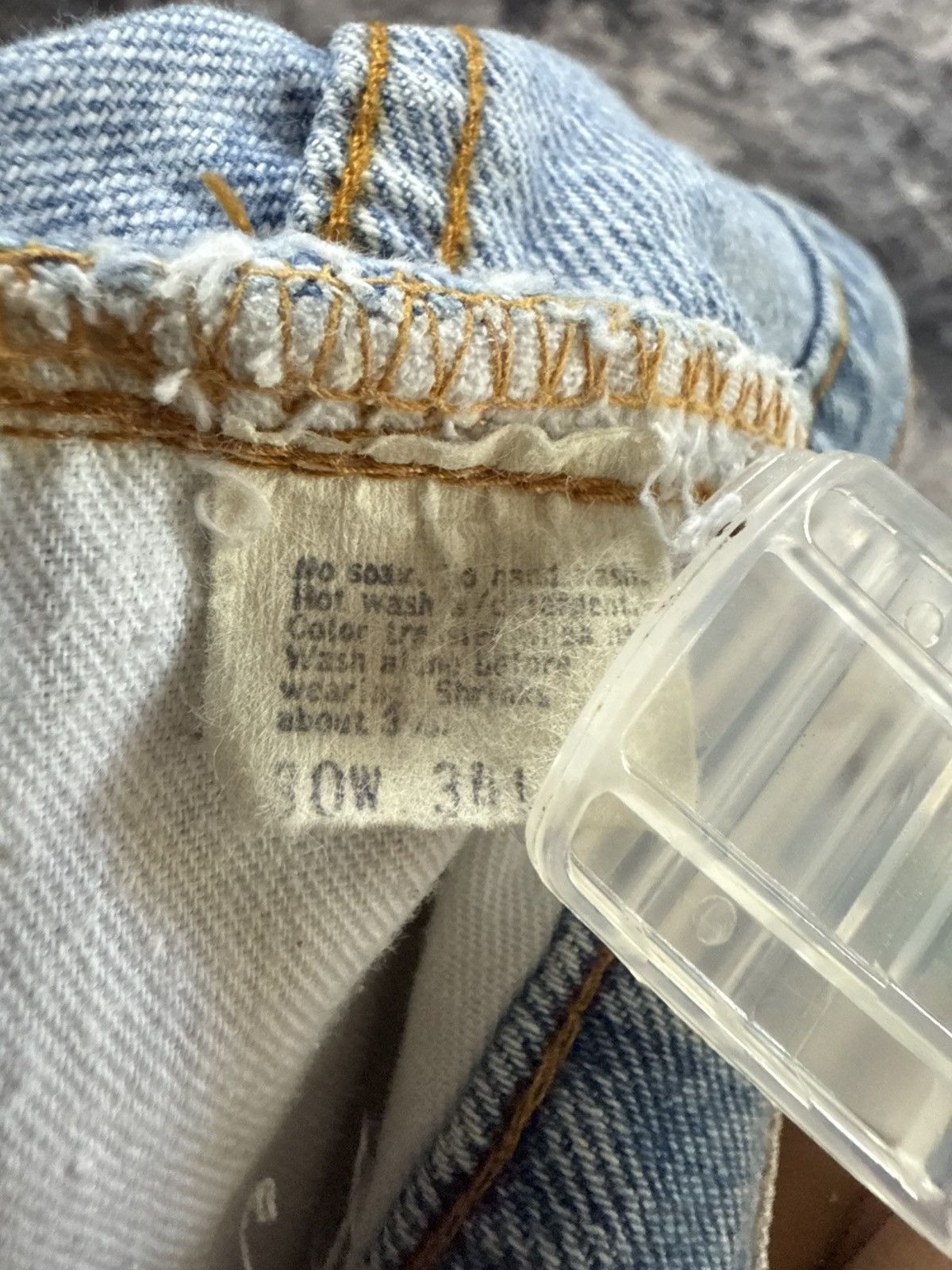 Levi's 70s Vintage Levis 517 Talon Zipper Flared Bootcut Jeans Size US 29 - 23 Thumbnail