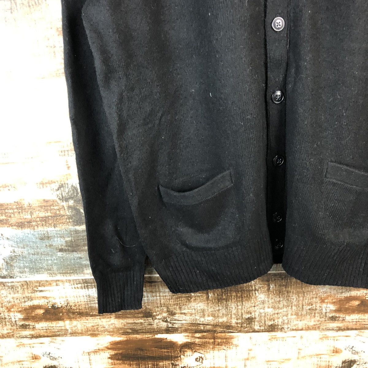 Uniqlo DL Uniqlo Black Mohair Cardigan Knitwear #C439 Size US XL / EU 56 / 4 - 7 Thumbnail